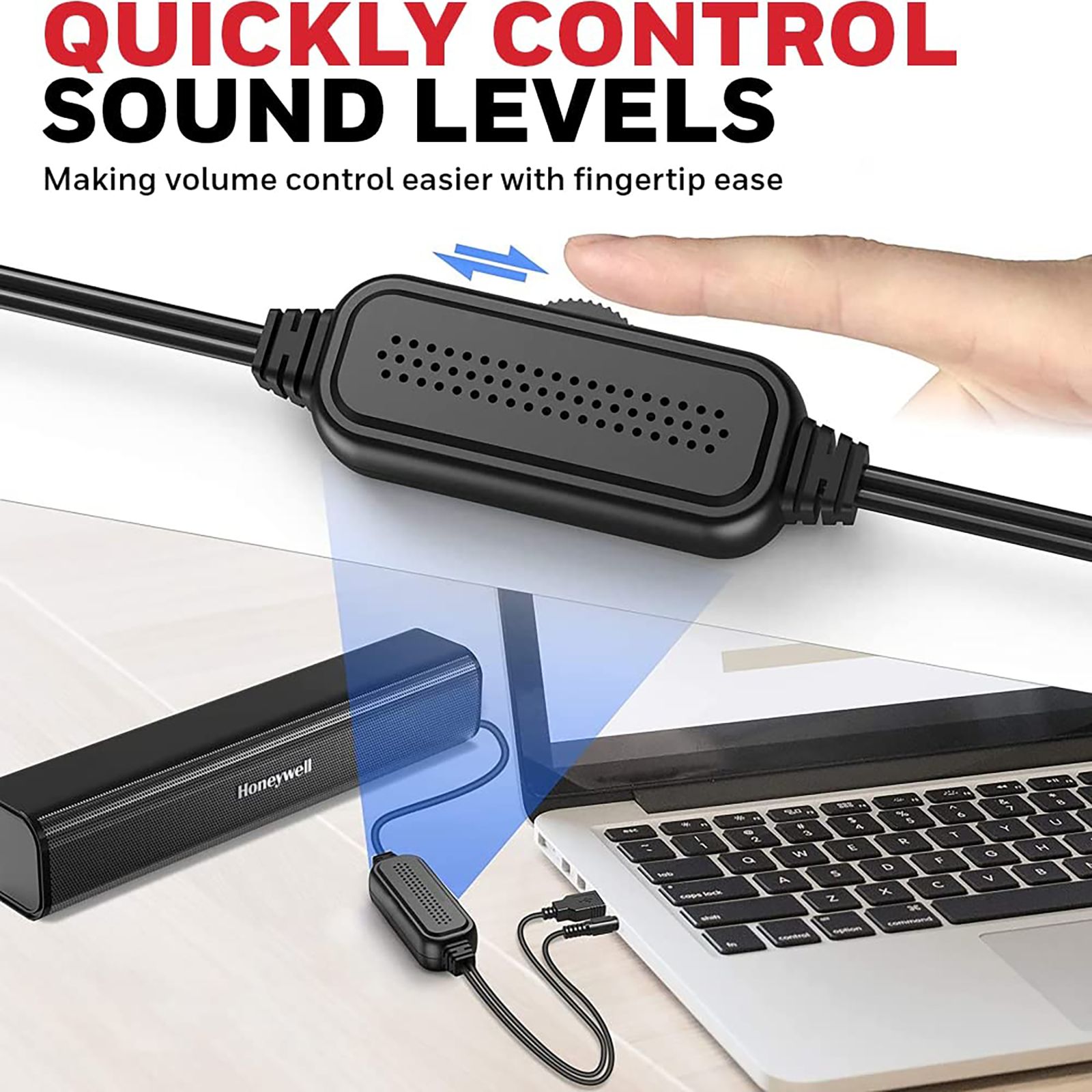 Honeywell Moxie V500 10W Soundbar (Deep Bass Sound, 2.0 Channel, Black)_9