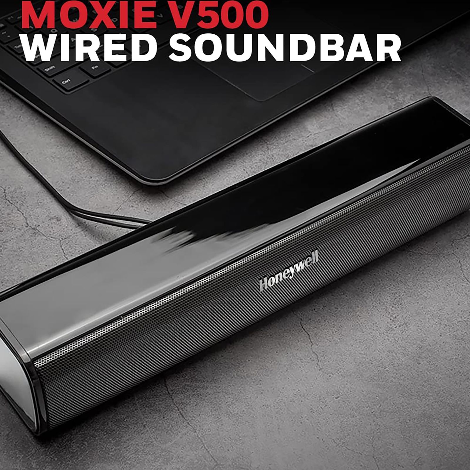 Honeywell Moxie V500 10W Soundbar (Deep Bass Sound, 2.0 Channel, Black)_5