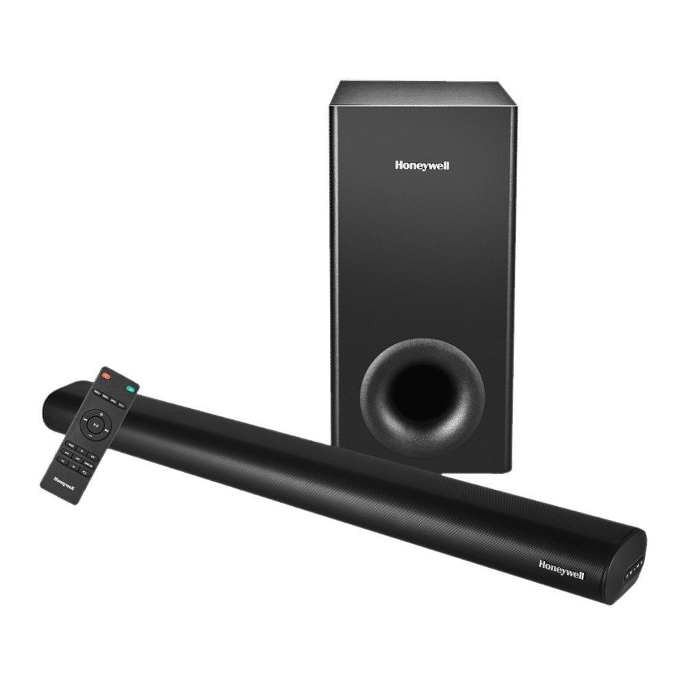 Honeywell TRUENO U3000 160W Bluetooth Soundbar with Remote (3 EQ Mode, 2.1 Channel, Black)_1