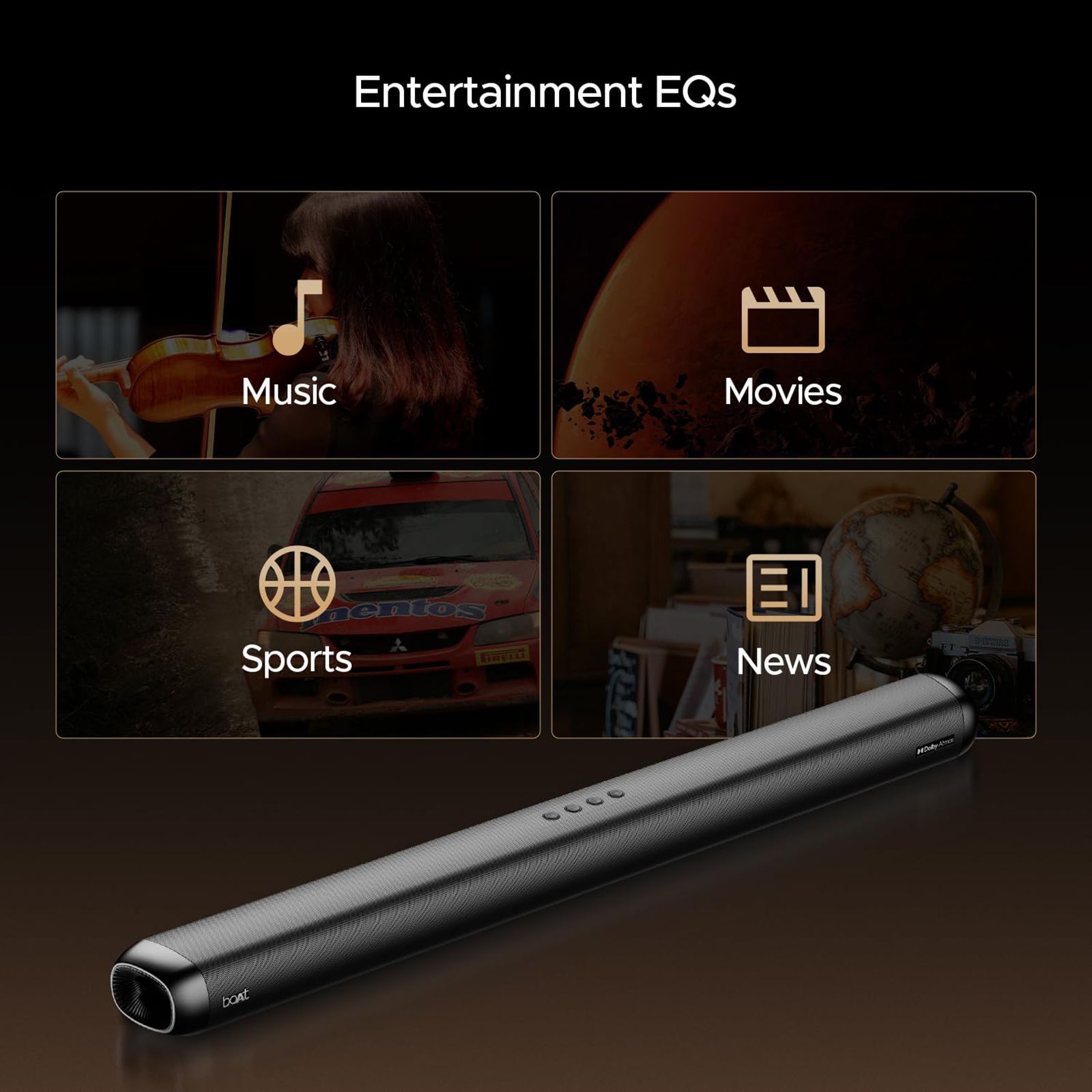 boAt Aavante Bar 5500DA 500W Bluetooth Soundbar with Remote (Dolby Atmos, 5.1.2 Channel, Premium Black) boAt Aavante Bar 5500DA 500W Bluetooth Soundbar with Remote (Dolby Atmos, 5.1.2 Channel, Premium Black)_5