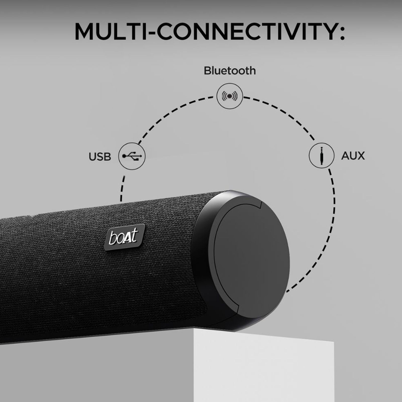 boAt Aavante Bar 600 25W Bluetooth Soundbar (Dual Passive Radiators, 2.0 Channel, Jade Black) boAt Aavante Bar 600 25W Bluetooth Soundbar (Dual Passive Radiators, 2.0 Channel, Jade Black)_6