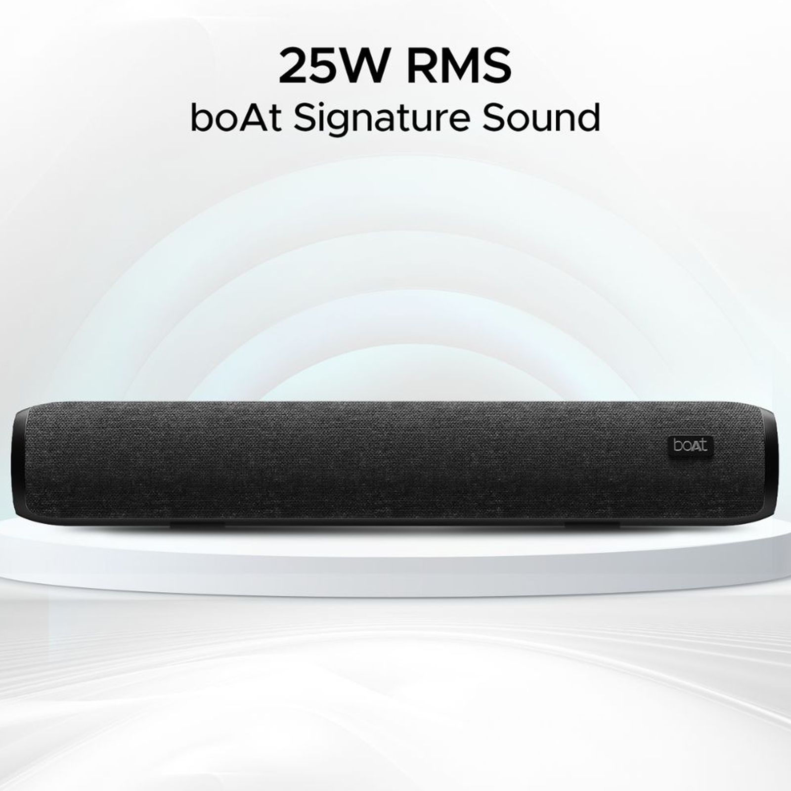 boAt Aavante Bar 600 25W Bluetooth Soundbar (Dual Passive Radiators, 2.0 Channel, Jade Black) boAt Aavante Bar 600 25W Bluetooth Soundbar (Dual Passive Radiators, 2.0 Channel, Jade Black)_7