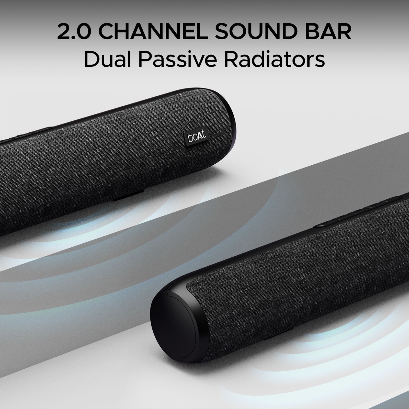 boAt Aavante Bar 600 25W Bluetooth Soundbar (Dual Passive Radiators, 2.0 Channel, Jade Black) boAt Aavante Bar 600 25W Bluetooth Soundbar (Dual Passive Radiators, 2.0 Channel, Jade Black)_8