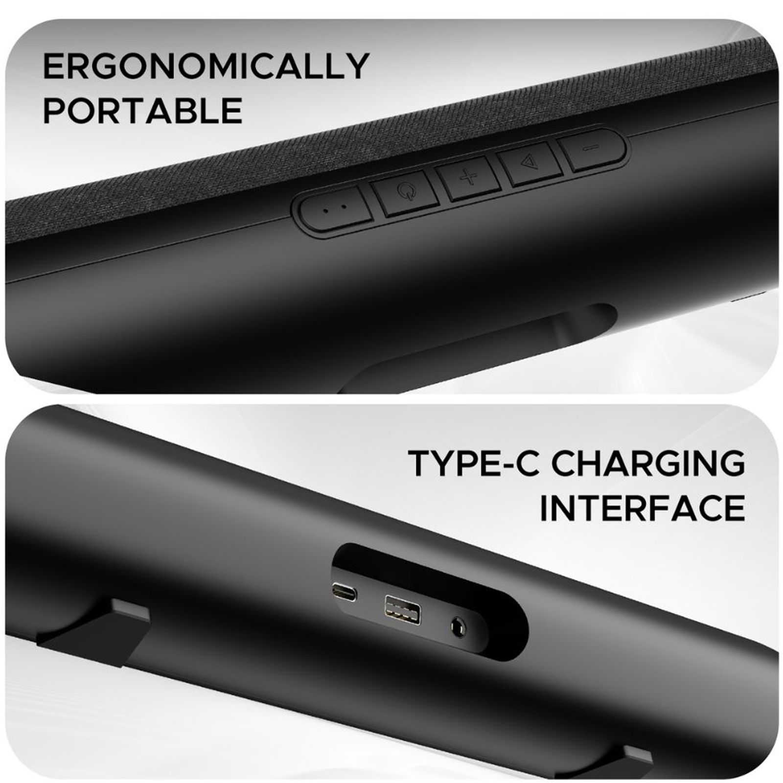 boAt Aavante Bar 600 25W Bluetooth Soundbar (Dual Passive Radiators, 2.0 Channel, Jade Black) boAt Aavante Bar 600 25W Bluetooth Soundbar (Dual Passive Radiators, 2.0 Channel, Jade Black)_4