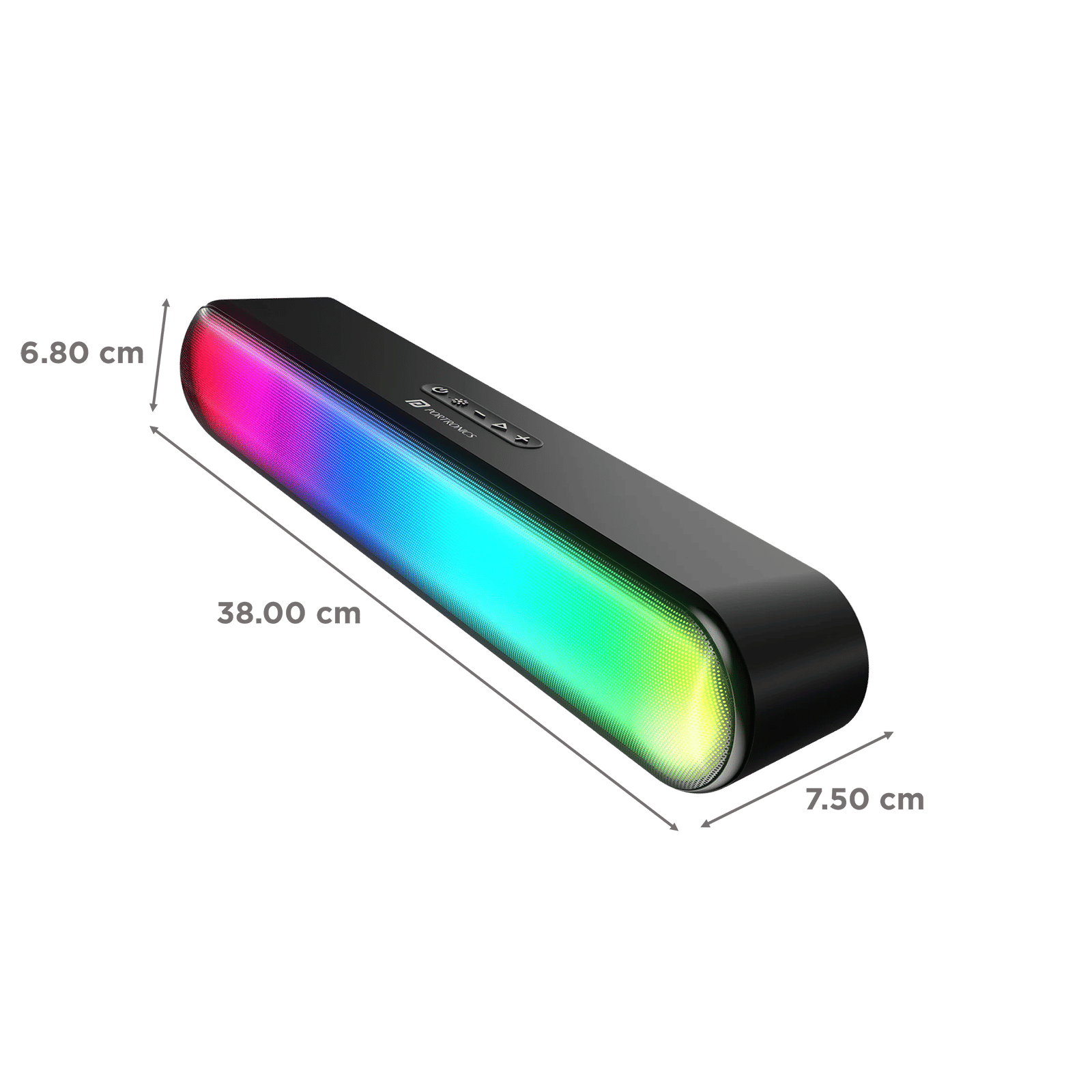 PORTRONICS DECIBEL 23 16W Bluetooth Soundbar (HD Stereo Sound, Black) PORTRONICS DECIBEL 23 16W Bluetooth Soundbar (HD Stereo Sound, Black)_3