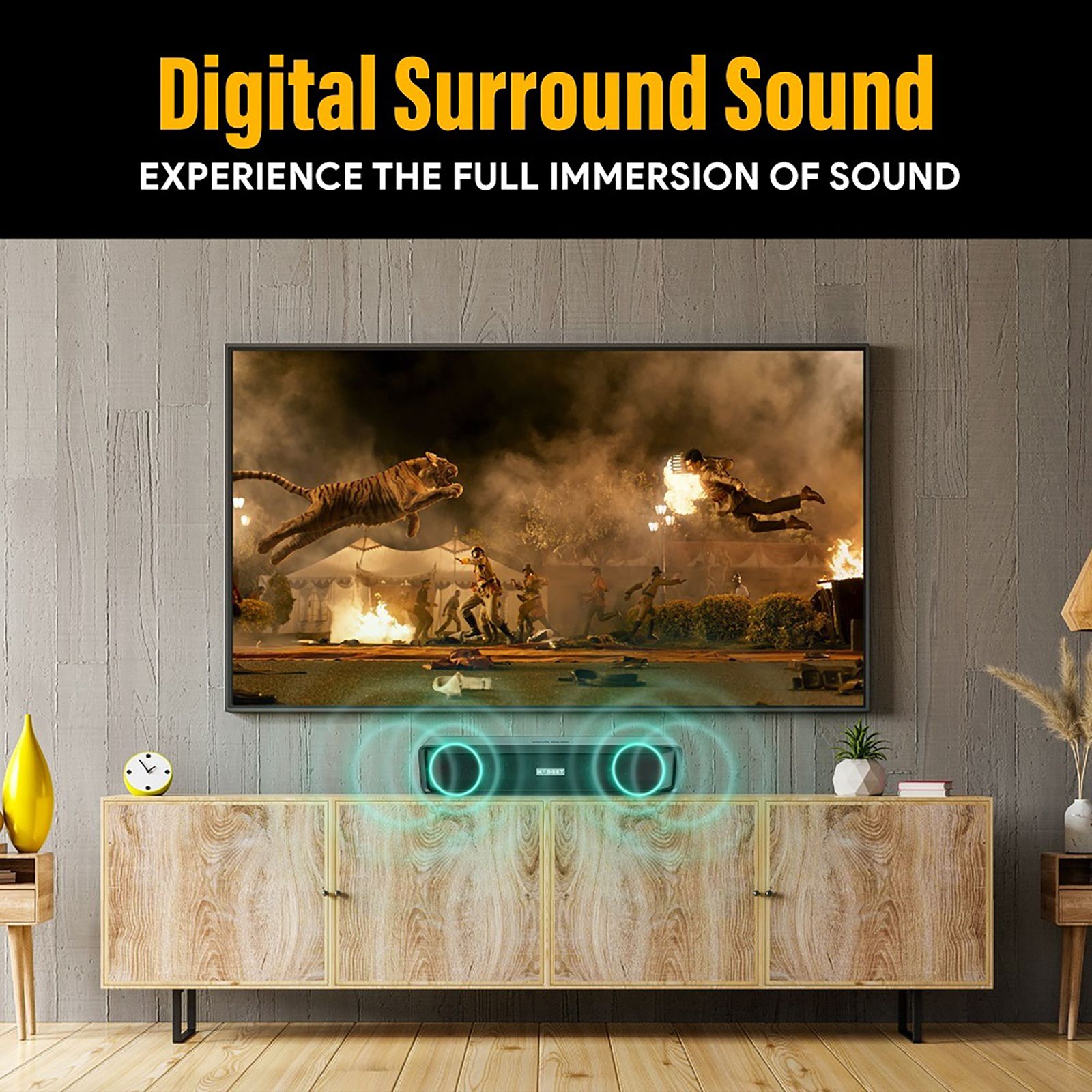 MODGET MOG100PRO 16W Bluetooth Soundbar (Stereo Channel, Black)_4