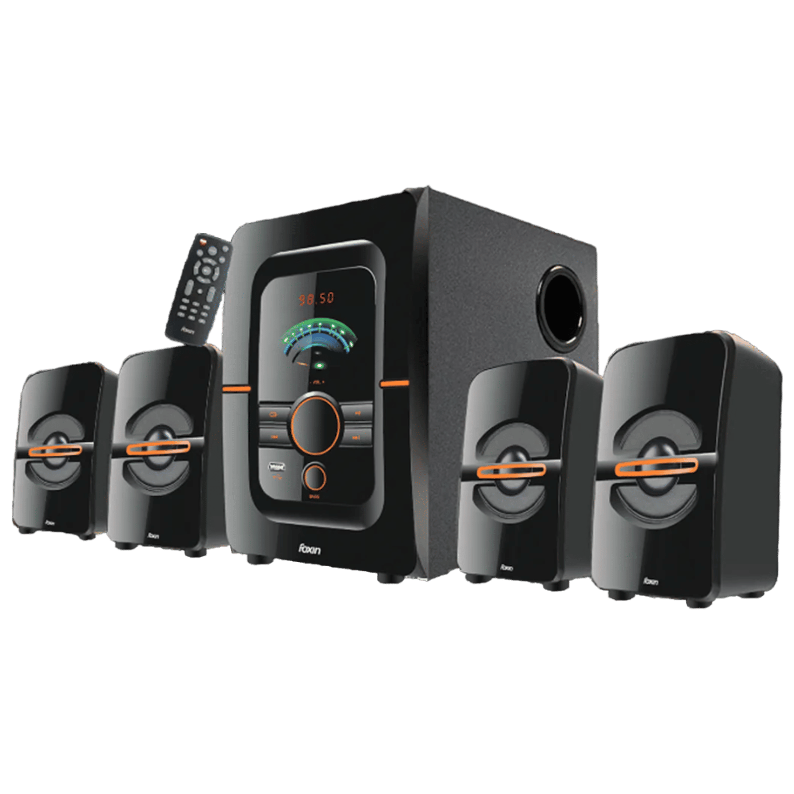 foxin FMS 4450 85W Multimedia Speaker (Dual Connectivity, 4.2 Channel, Black) foxin FMS 4450 85W Multimedia Speaker (Dual Connectivity, 4.2 Channel, Black)_4