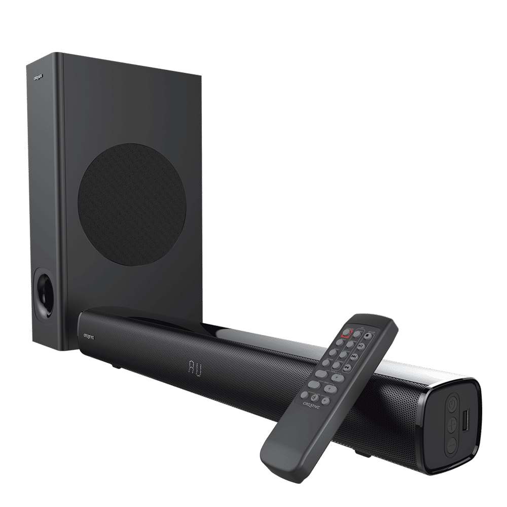 Creative Stage 160W Bluetooth Soundbar with Remote (Deep Thumping Bass, 2.1 Channel, Black)_1