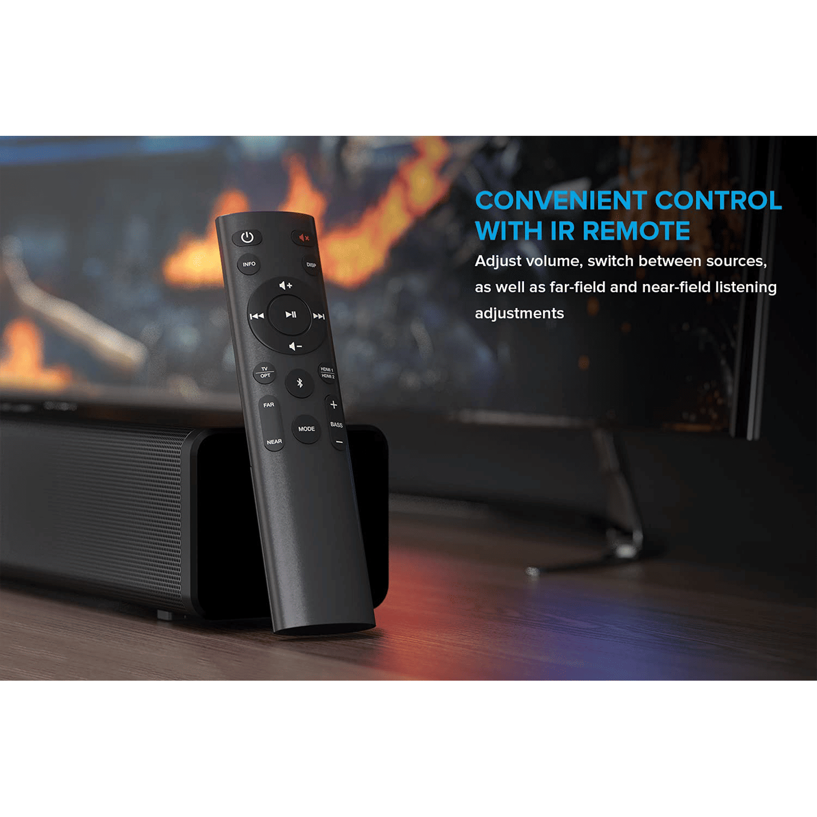 Creative Stage 360 240W Bluetooth Soundbar with Remote (Dolby Atmos, 2.1 Channel, Black)_7