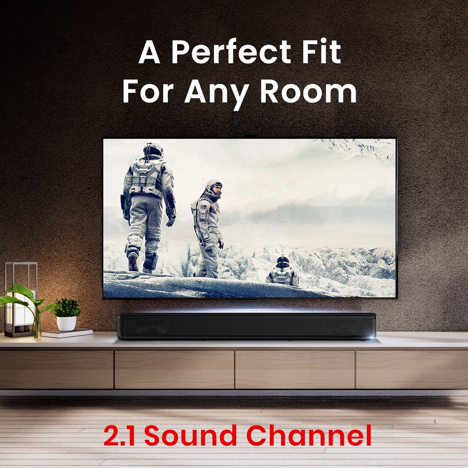 PORTRONICS Sound Slick 8 80W Bluetooth Soundbar with Remote (Surround Sound, 2.1 Channel, Black) PORTRONICS Sound Slick 8 80W Bluetooth Soundbar with Remote (Surround Sound, 2.1 Channel, Black)_11