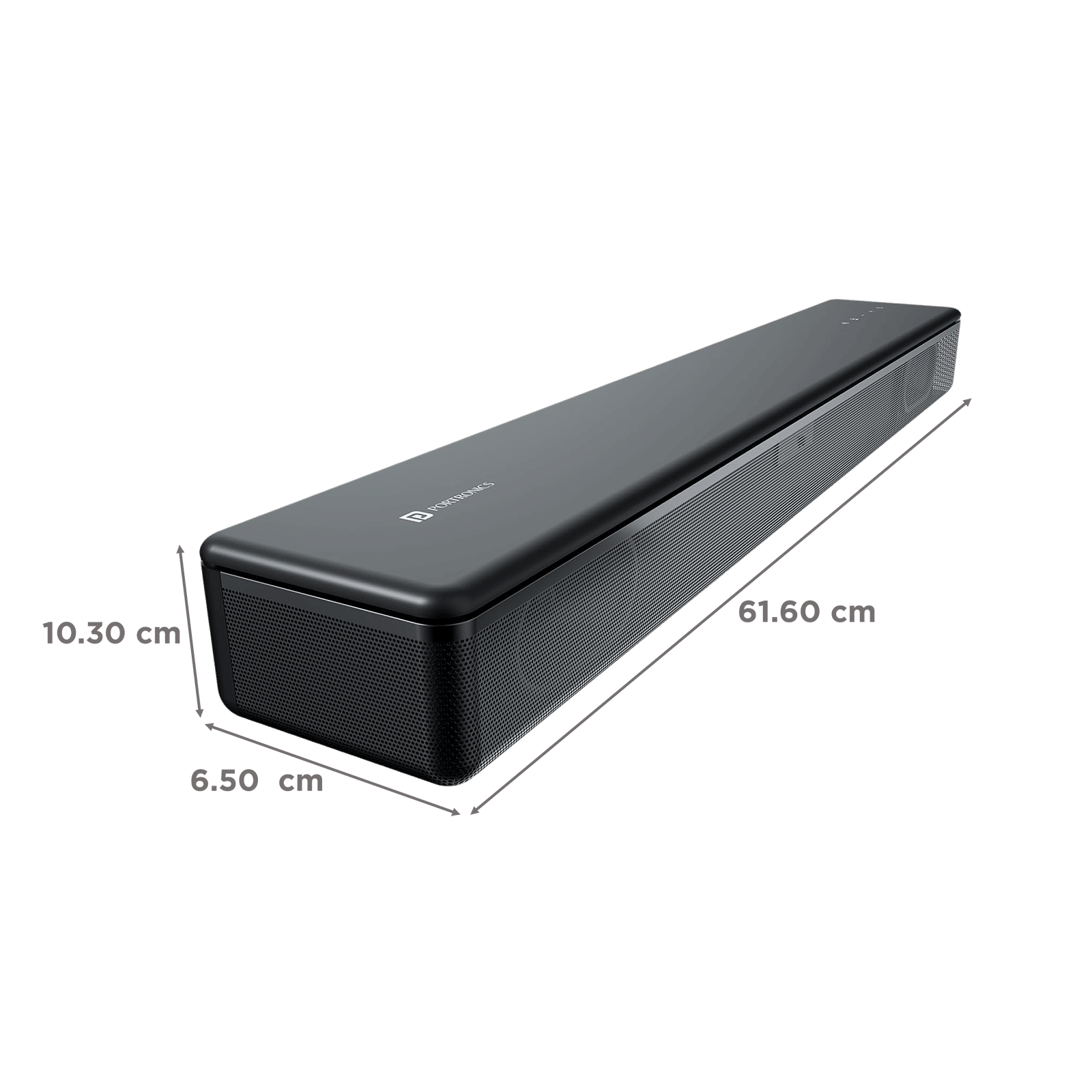 PORTRONICS Sound Slick 8 80W Bluetooth Soundbar with Remote (Surround Sound, 2.1 Channel, Black) PORTRONICS Sound Slick 8 80W Bluetooth Soundbar with Remote (Surround Sound, 2.1 Channel, Black)_3