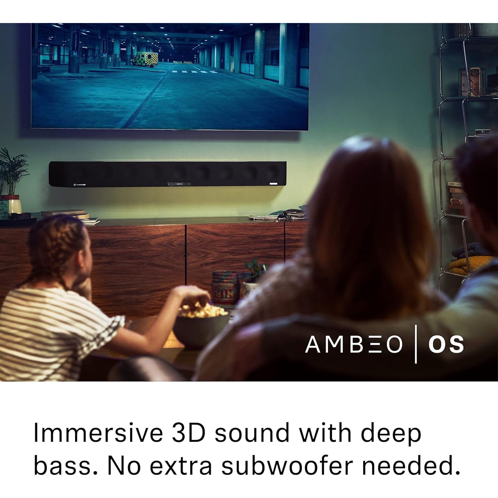 SENNHEISER AMBEO Max 500W Bluetooth SoundBar with Remote (Dolby Atmos, 5.1.4 Channel, Black)_8