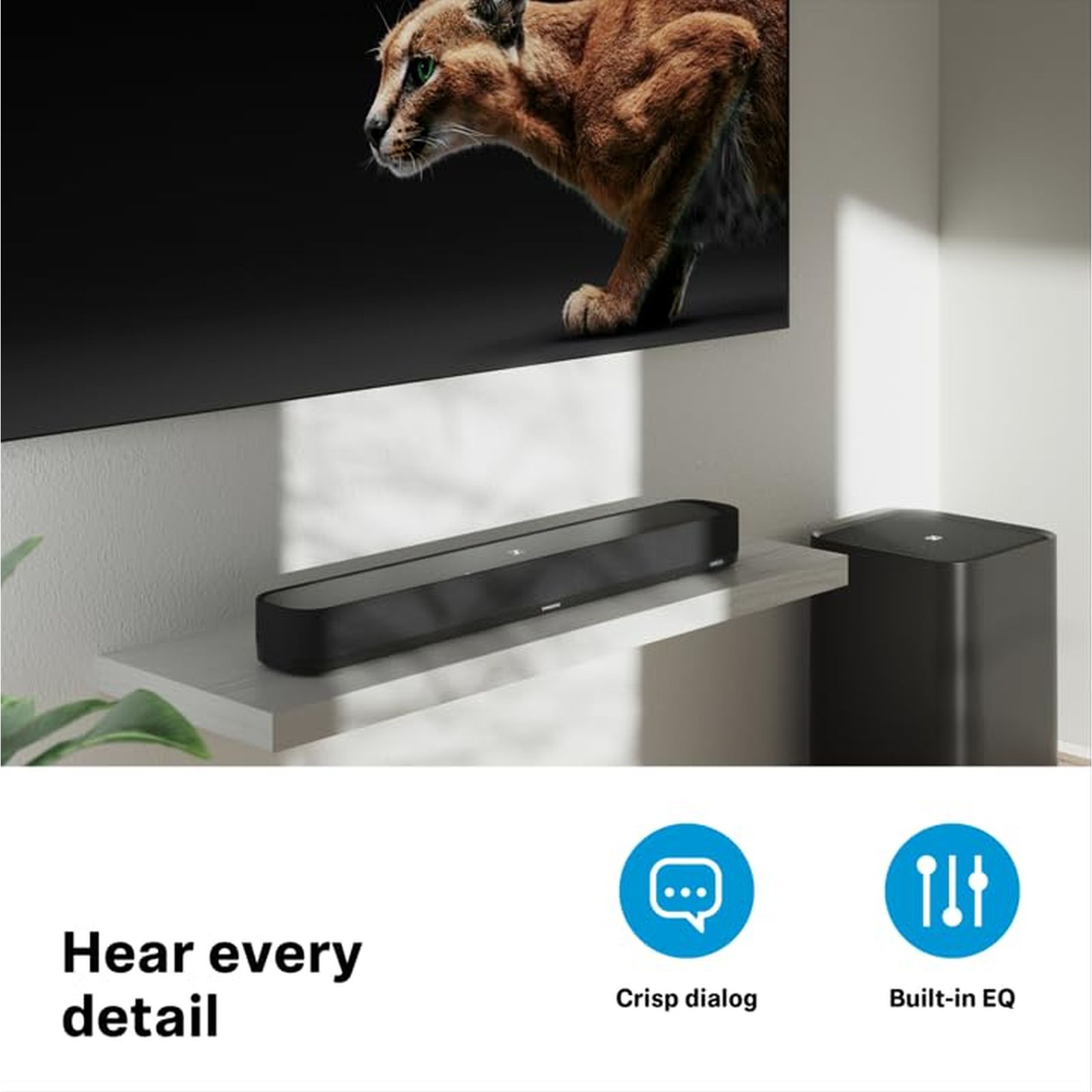 SENNHEISER AMBEO Mini 250W SoundBar with Remote (Dolby Atmos, 5.1.4 Channel, Black) SENNHEISER AMBEO Mini 250W SoundBar with Remote (Dolby Atmos, 5.1.4 Channel, Black)_9