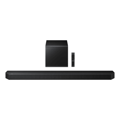 SAMSUNG Q-series 400W Bluetooth Soundbar with Remote (Wireless Dolby Atmos, 5.1.2 Channel, Black)