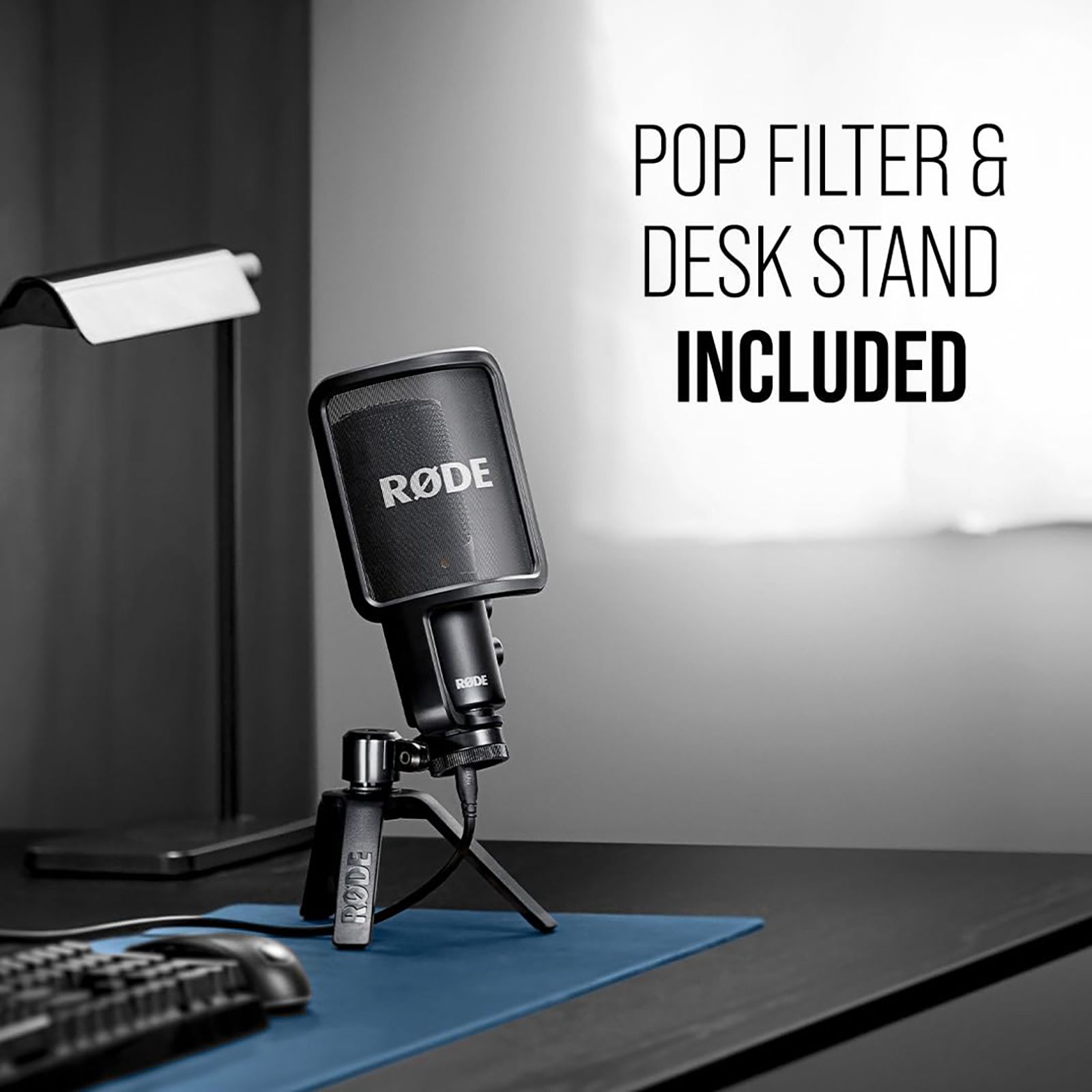 RODE NT-USB 3.5 Jack & USB Wired Microphone with Professional Pop Filter (Black) RODE NT-USB 3.5 Jack & USB Wired Microphone with Professional Pop Filter (Black)_9