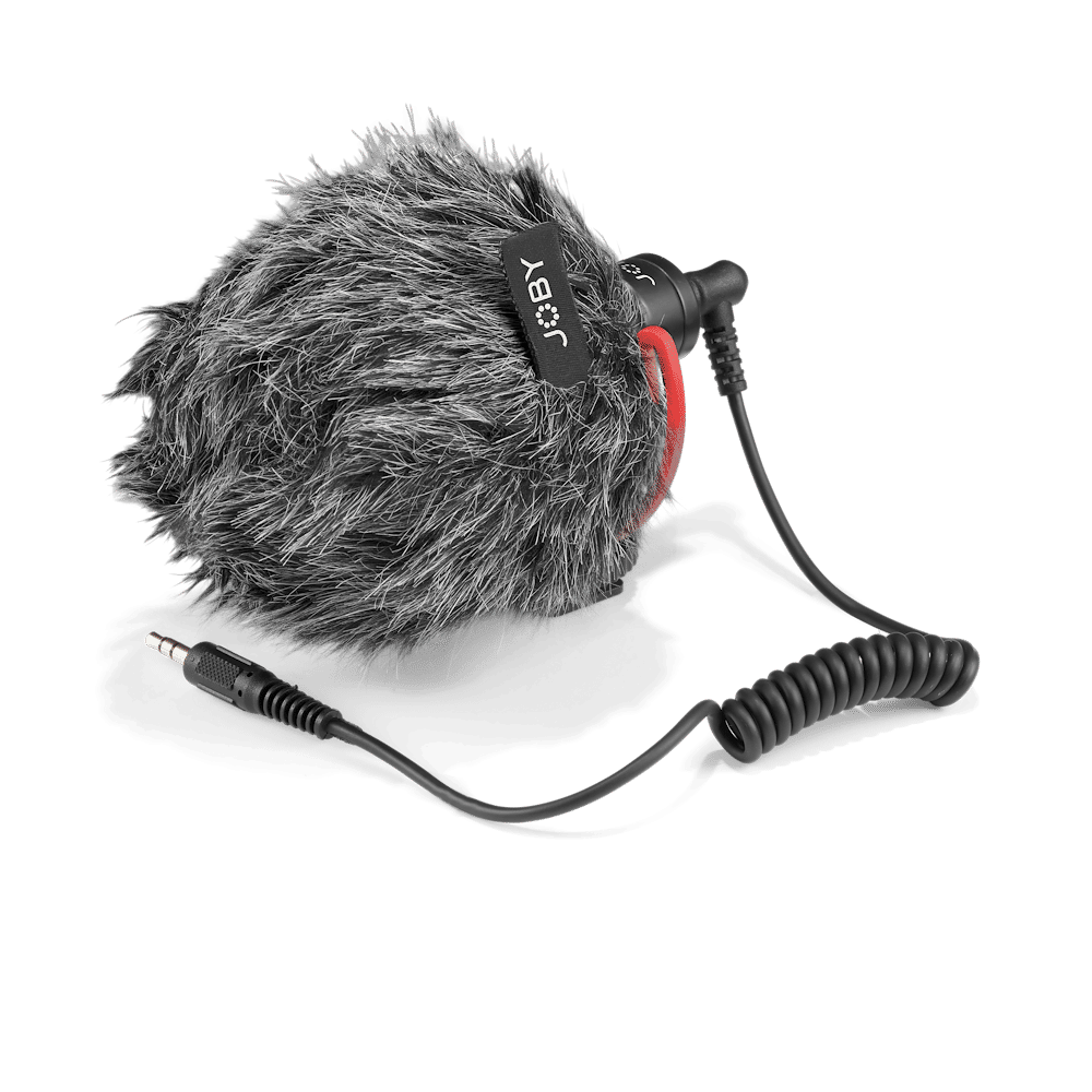 JOBY Wavo 3.5 Jack Wired Microphone with Safety Locking Disk (Black & Red) JOBY Wavo 3.5 Jack Wired Microphone with Safety Locking Disk (Black & Red)_6