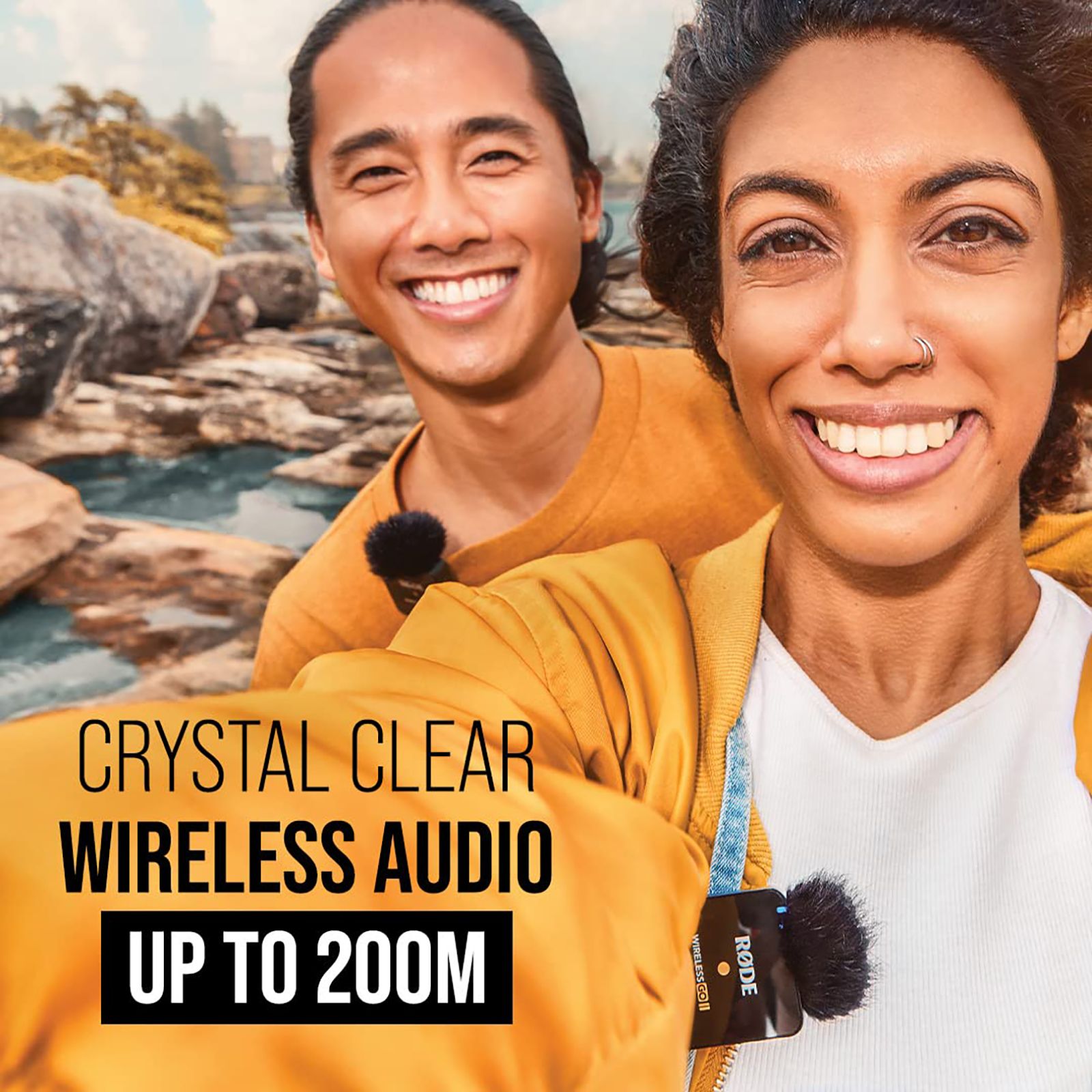 RODE Wireless Go II Dual Type C & 3.5 Jack Wireless Microphone with Patent Pending Technology (Black)_8
