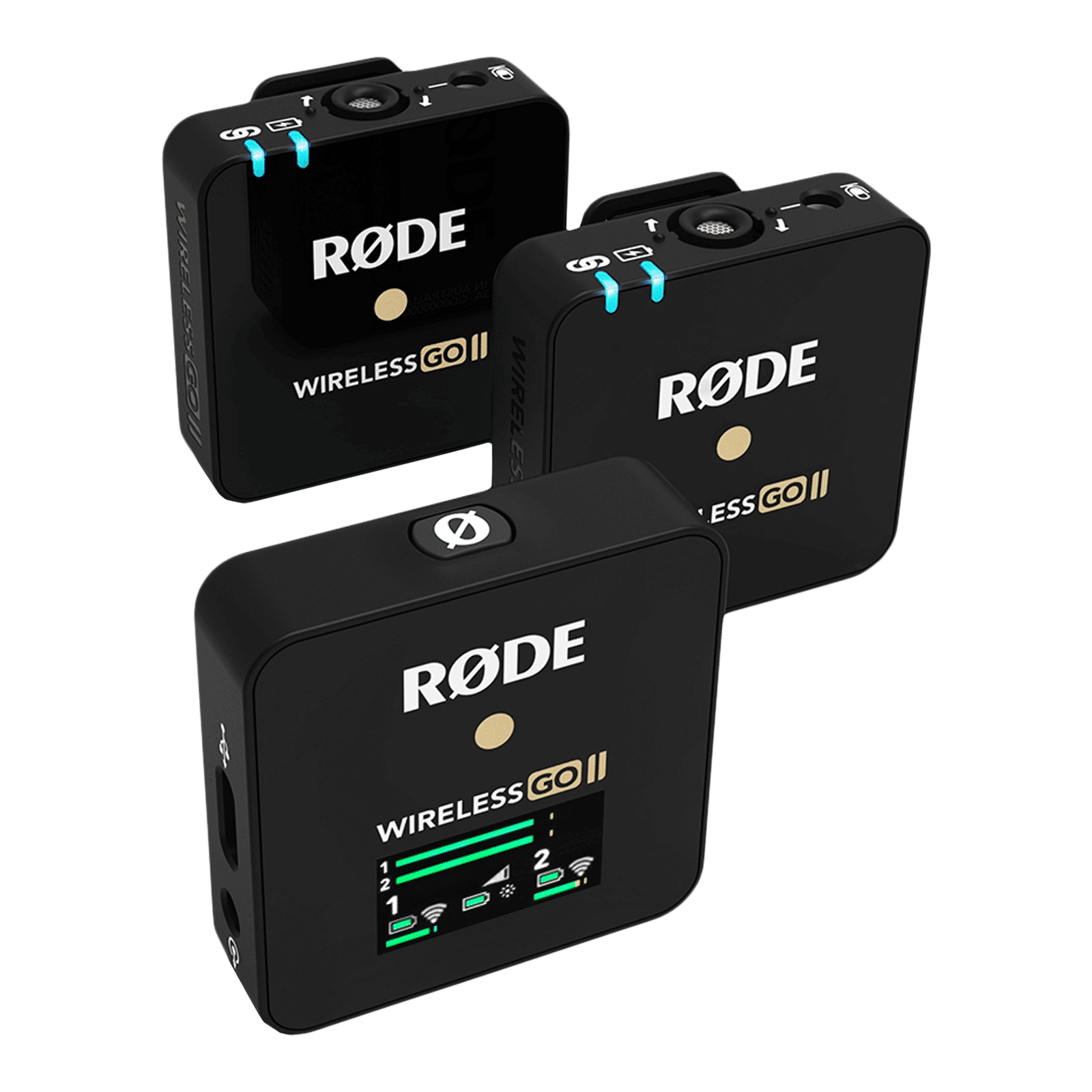 RODE Wireless Go II Dual Type C & 3.5 Jack Wireless Microphone with Patent Pending Technology (Black)_3