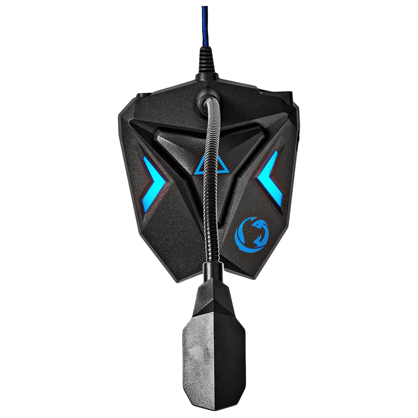 nedis Gaming Gooseneck Wired Condenser Microphone (Mute Button, GMICGU100BK, Black)_4