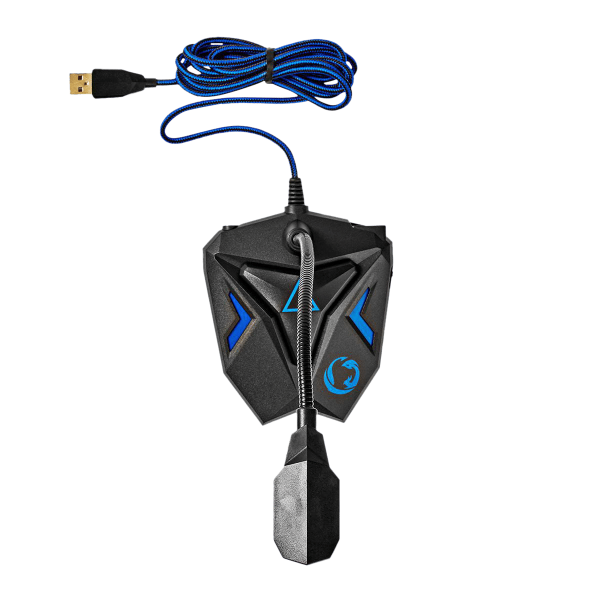 nedis Gaming Gooseneck Wired Condenser Microphone (Mute Button, GMICGU100BK, Black)_7