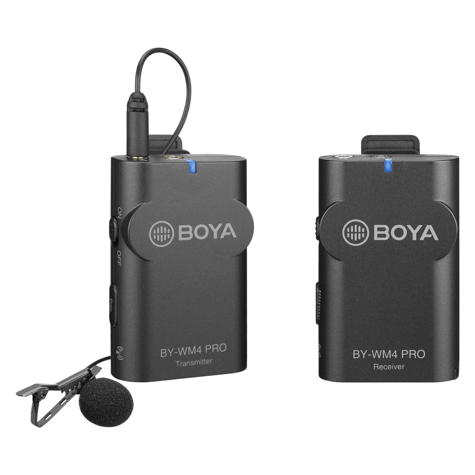 Boya Pro 3.5 Jack Wireless Microphone with Compact Dual-Channel (Black) Boya Pro 3.5 Jack Wireless Microphone with Compact Dual-Channel (Black)_1