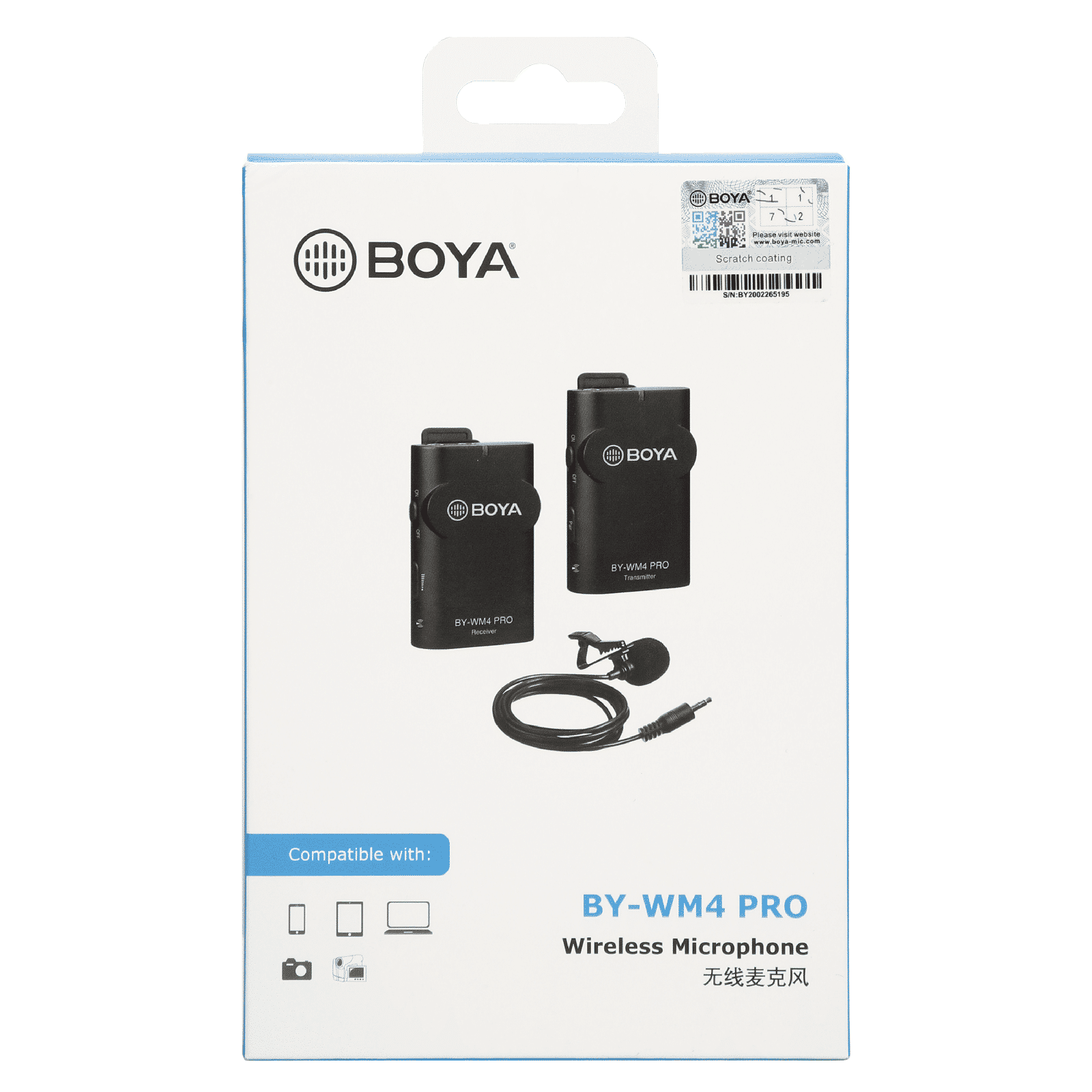 Boya Pro 3.5 Jack Wireless Microphone with Compact Dual-Channel (Black) Boya Pro 3.5 Jack Wireless Microphone with Compact Dual-Channel (Black)_7