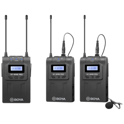 Boya 3.5 Jack Wireless Microphone with Mute Function (Black)