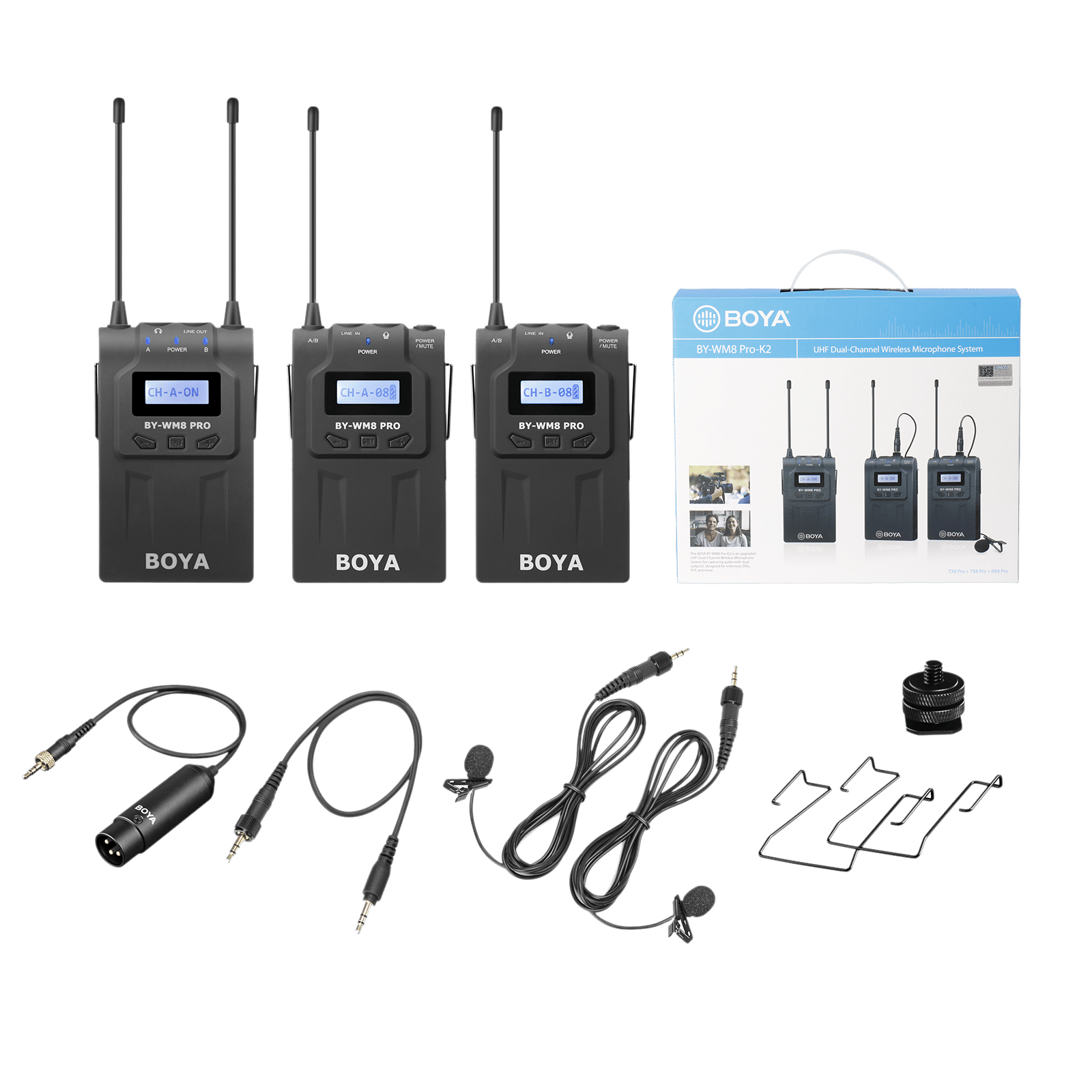 Boya 3.5 Jack Wireless Microphone with Mute Function (Black) Boya 3.5 Jack Wireless Microphone with Mute Function (Black)_9