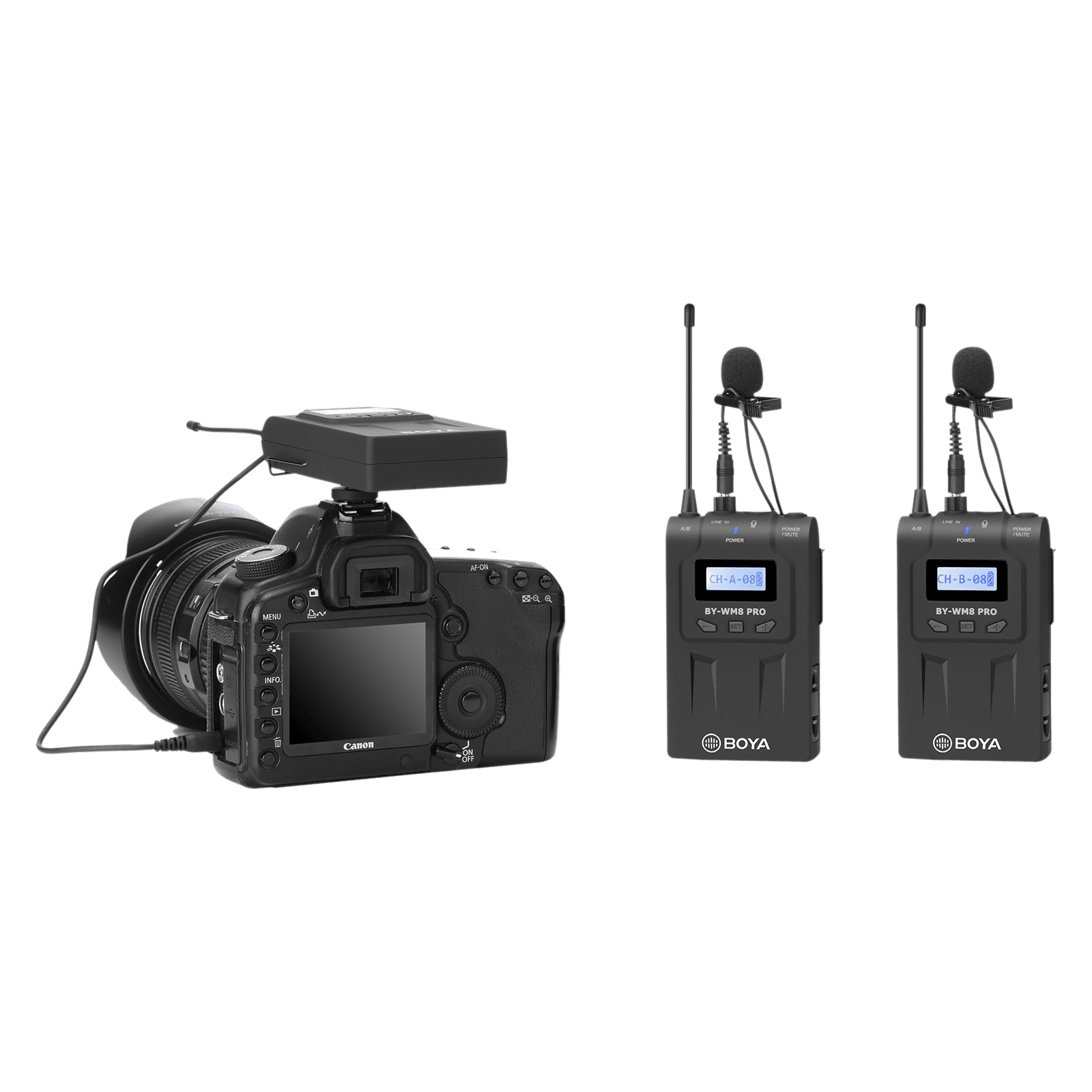 Boya 3.5 Jack Wireless Microphone with Mute Function (Black) Boya 3.5 Jack Wireless Microphone with Mute Function (Black)_10