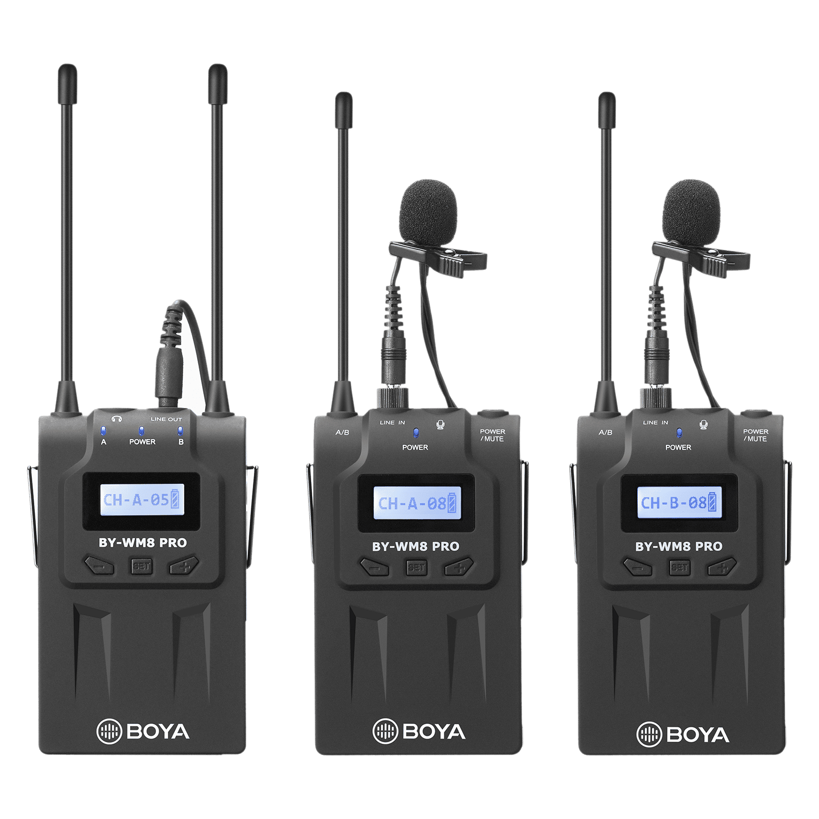 Boya 3.5 Jack Wireless Microphone with Mute Function (Black) Boya 3.5 Jack Wireless Microphone with Mute Function (Black)_4