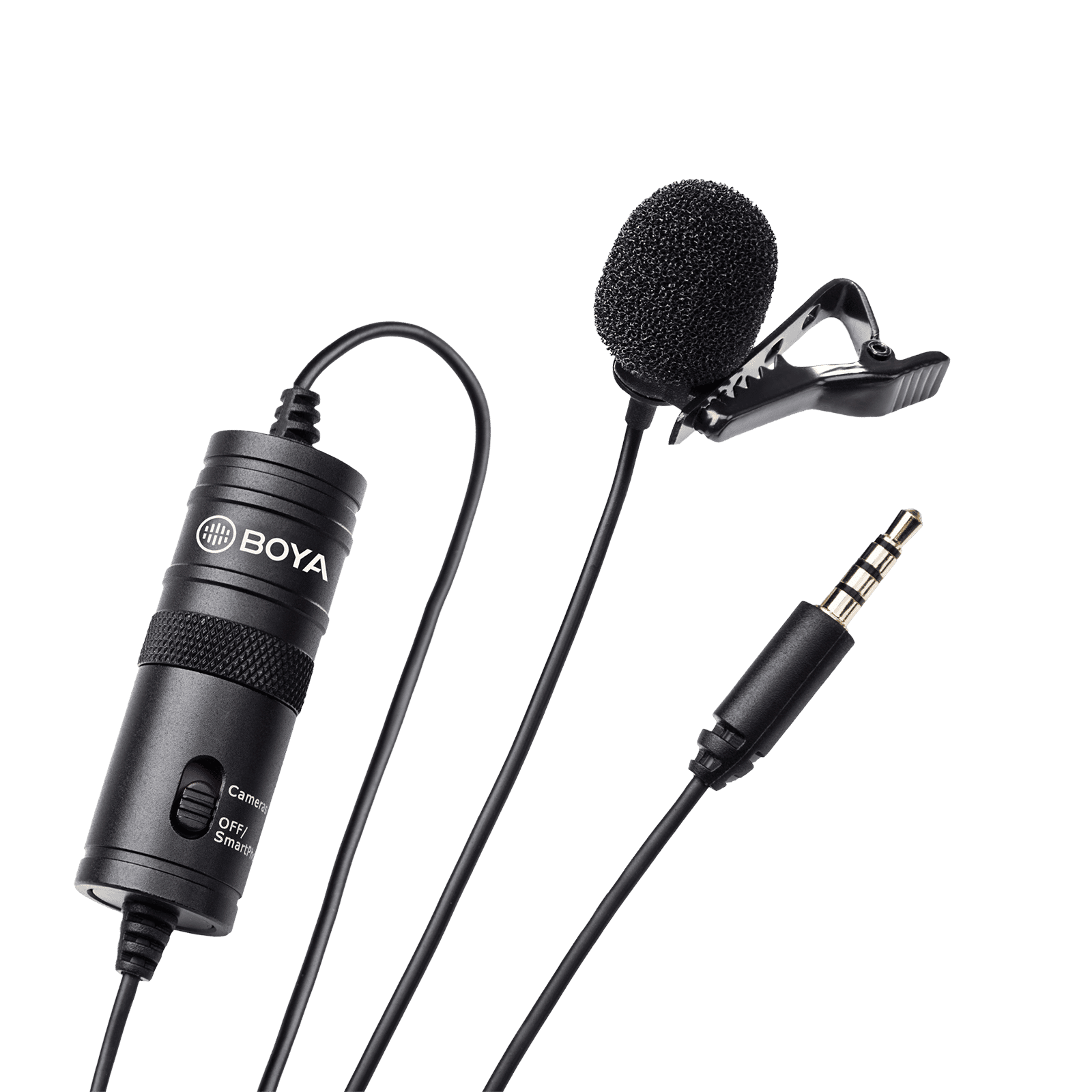 Boya 3.5 Jack Wired Microphone with 360 Degree Range Pickup (Black) Boya 3.5 Jack Wired Microphone with 360 Degree Range Pickup (Black)_1