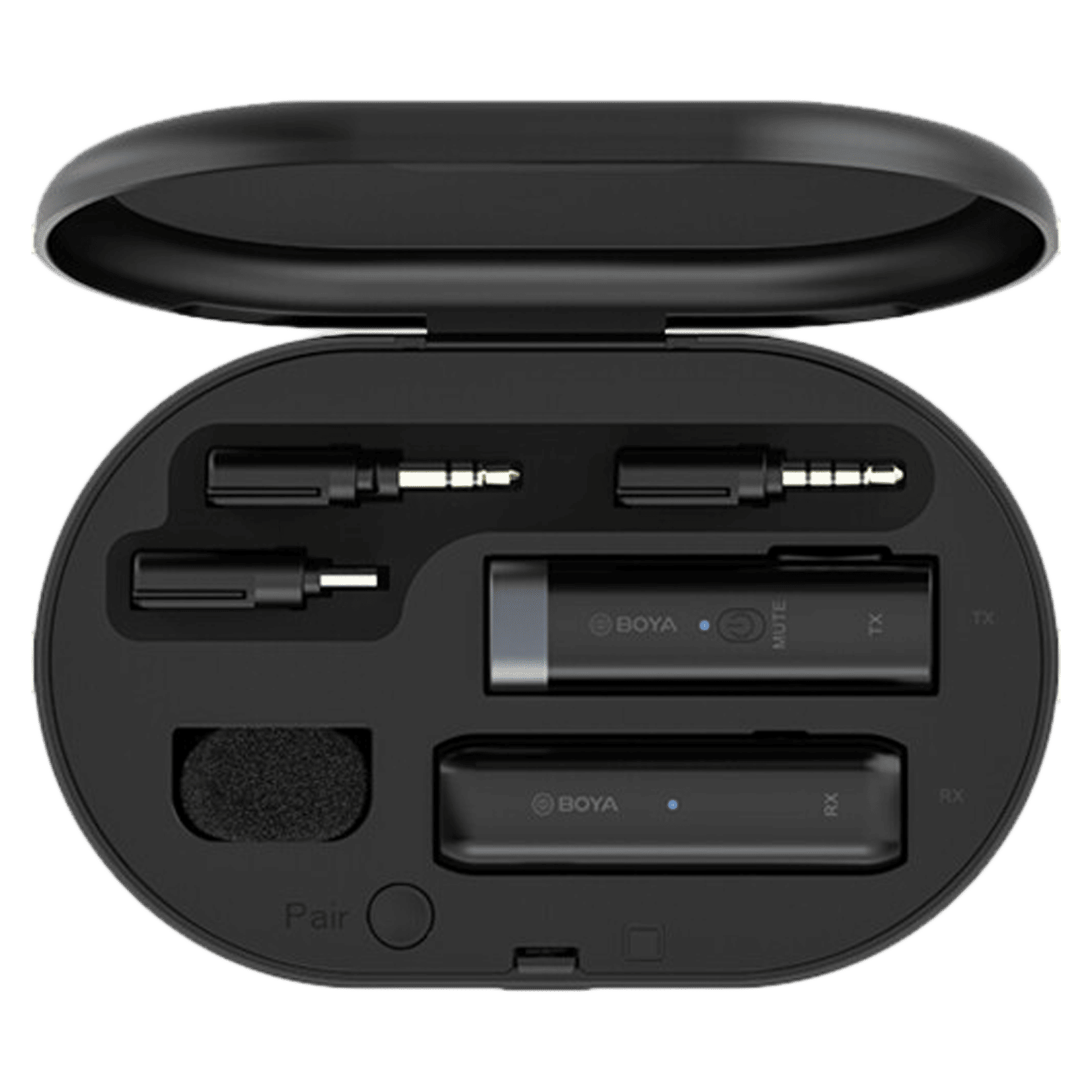 Boya Type C & 3.5 Jack Wireless Microphone with 2.4GHz Transmission Technology (Black) Boya Type C & 3.5 Jack Wireless Microphone with 2.4GHz Transmission Technology (Black)_12