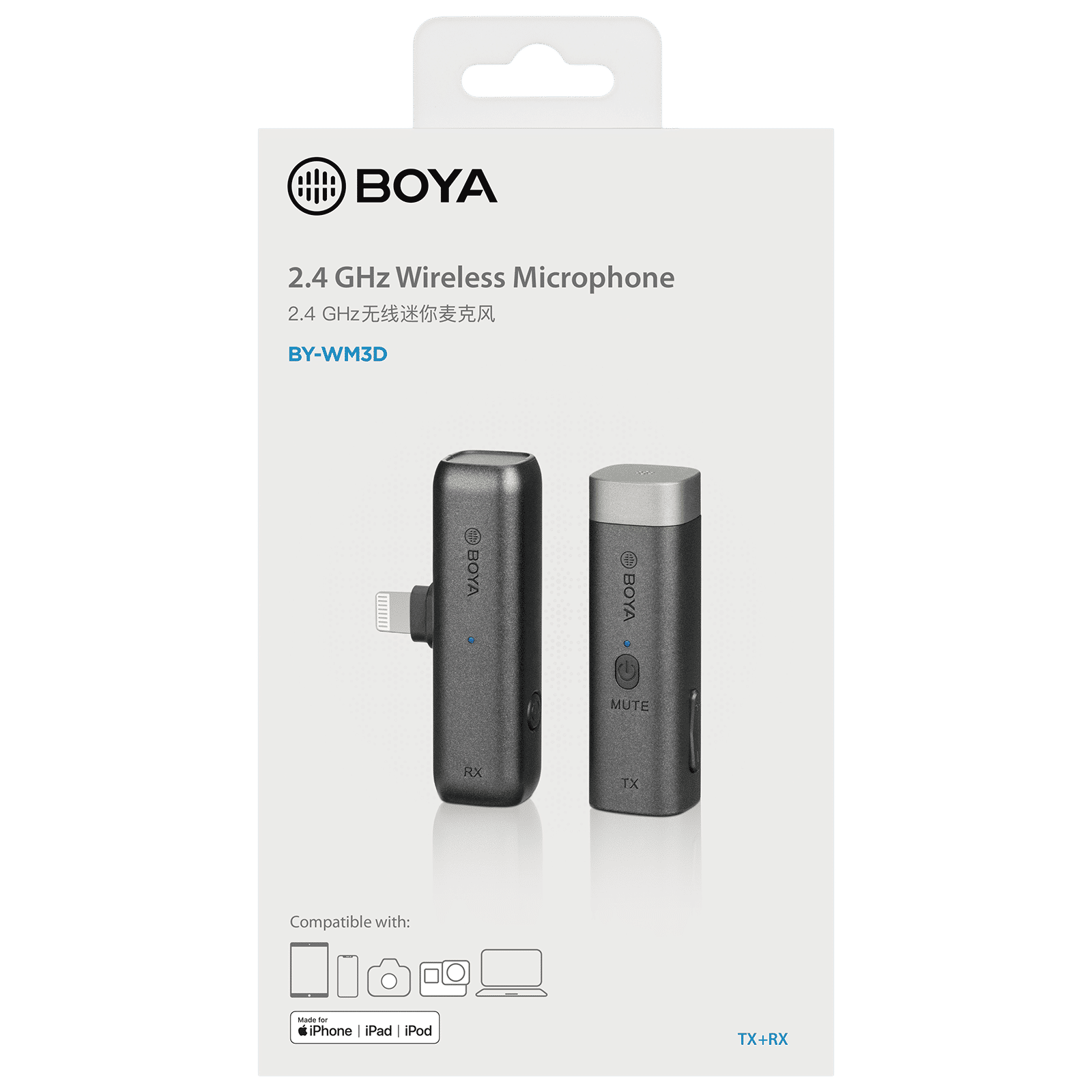 Boya Type C & 3.5 Jack Wireless Microphone with 2.4GHz Transmission Technology (Black) Boya Type C & 3.5 Jack Wireless Microphone with 2.4GHz Transmission Technology (Black)_4