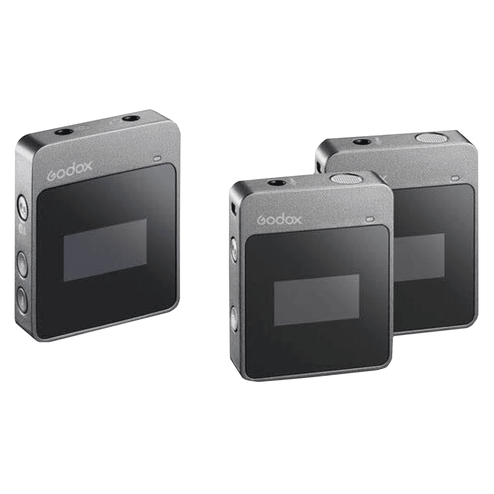 Godox MoveLink M2 Dual Type C & 3.5 Jack Wireless Microphone with 2.4GHz Transmission Technology (Black)_1