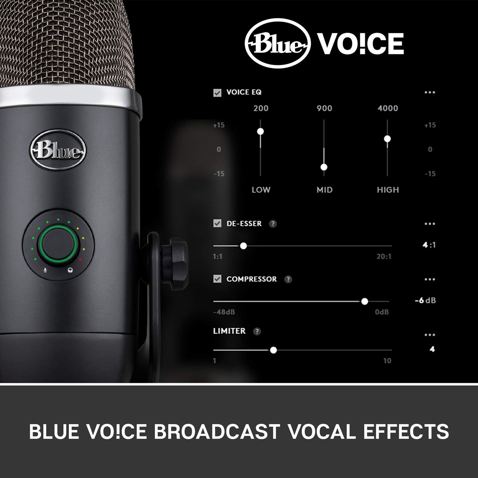 logitech Yeti X USB Wired Microphone with HD Audio (Blackout) logitech Yeti X USB Wired Microphone with HD Audio (Blackout)_6