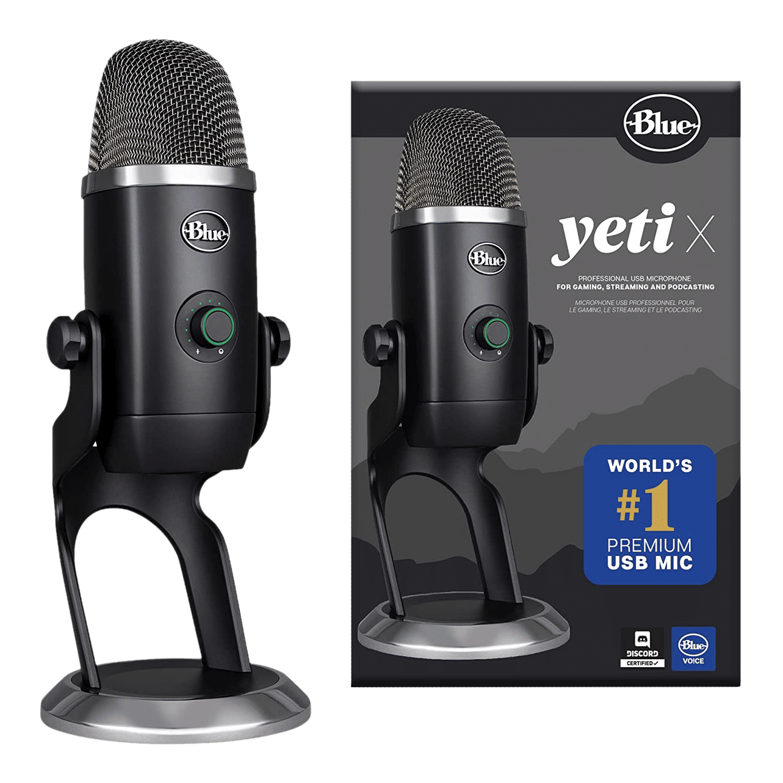 logitech Yeti X USB Wired Microphone with HD Audio (Blackout) logitech Yeti X USB Wired Microphone with HD Audio (Blackout)_8