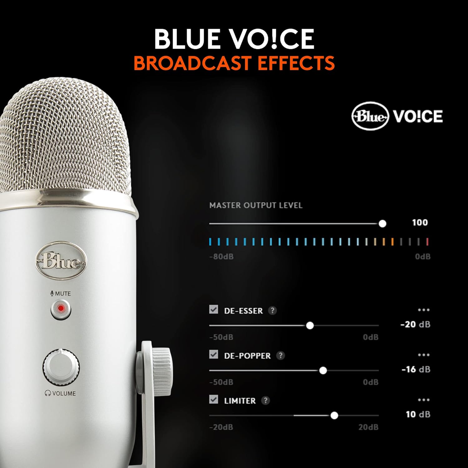 logitech Yeti USB Wired Microphone with HD Audio (Silver) logitech Yeti USB Wired Microphone with HD Audio (Silver)_6