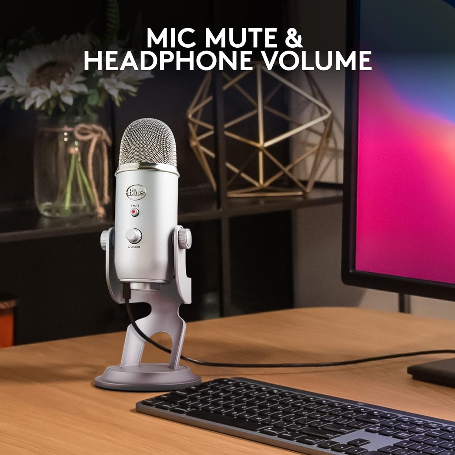 logitech Yeti USB Wired Microphone with HD Audio (Silver) logitech Yeti USB Wired Microphone with HD Audio (Silver)_10