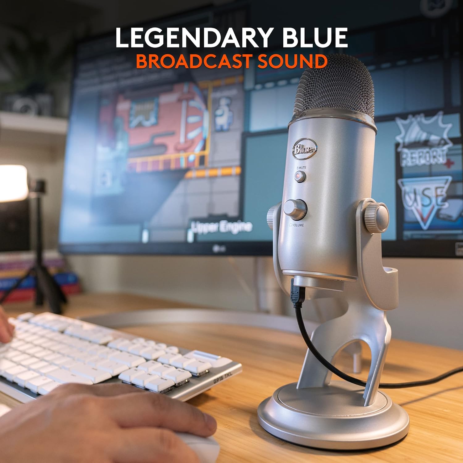 logitech Yeti USB Wired Microphone with HD Audio (Silver) logitech Yeti USB Wired Microphone with HD Audio (Silver)_12