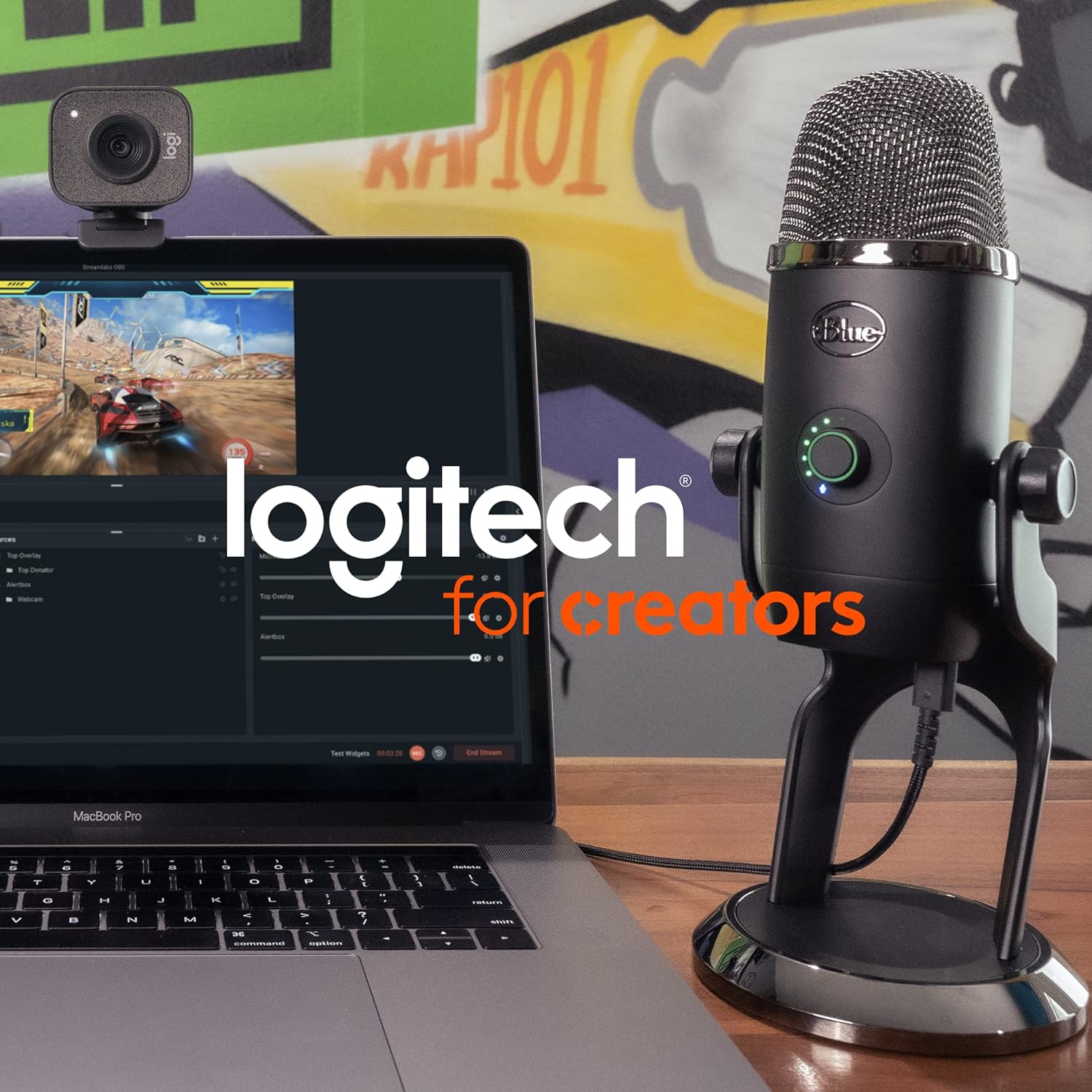 logitech Yeti USB Wired Microphone with HD Audio (Midnight Blue) logitech Yeti USB Wired Microphone with HD Audio (Midnight Blue)_8