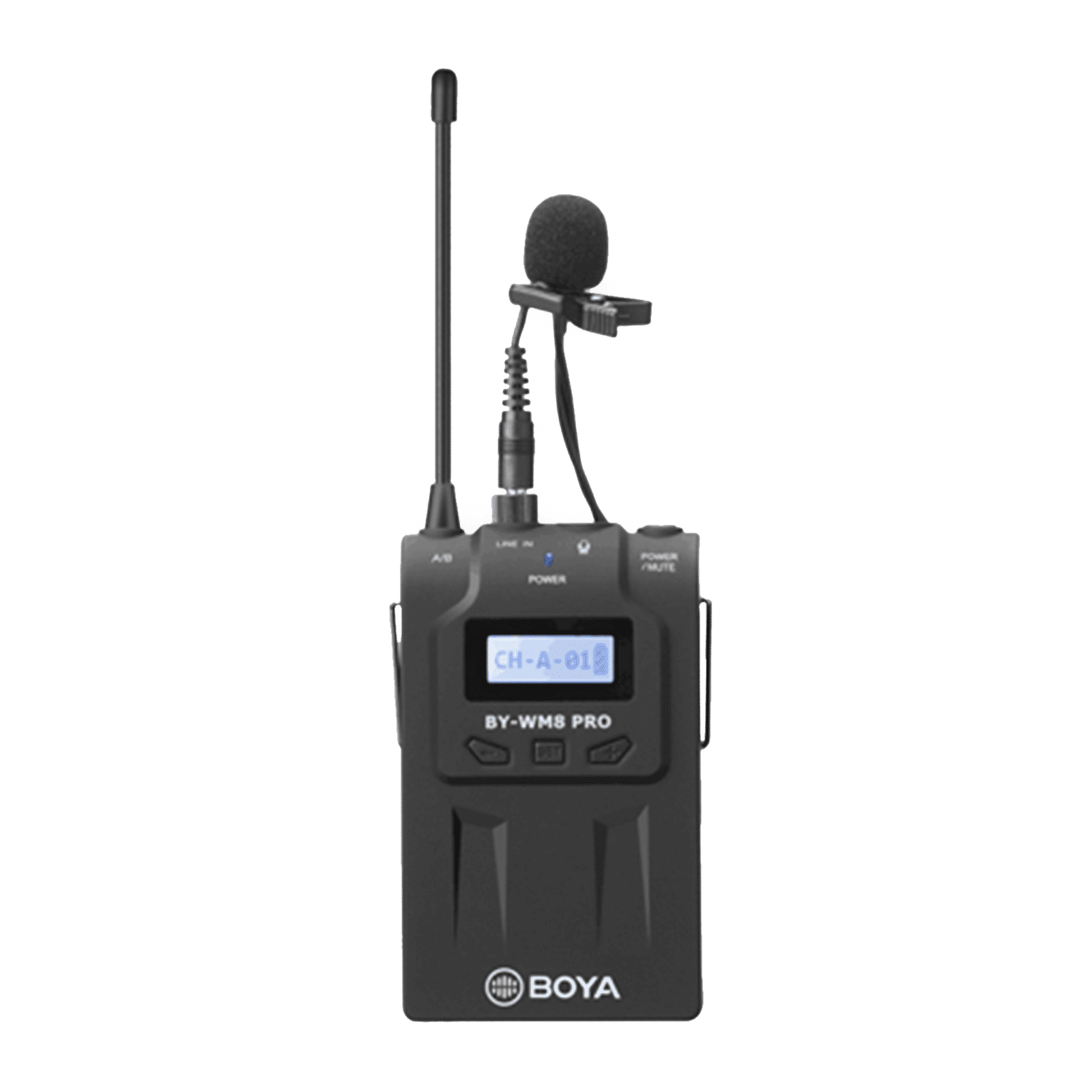 Boya 3.5 Jack Wireless Microphone with Automatic LCD Lock Function (Black)_11