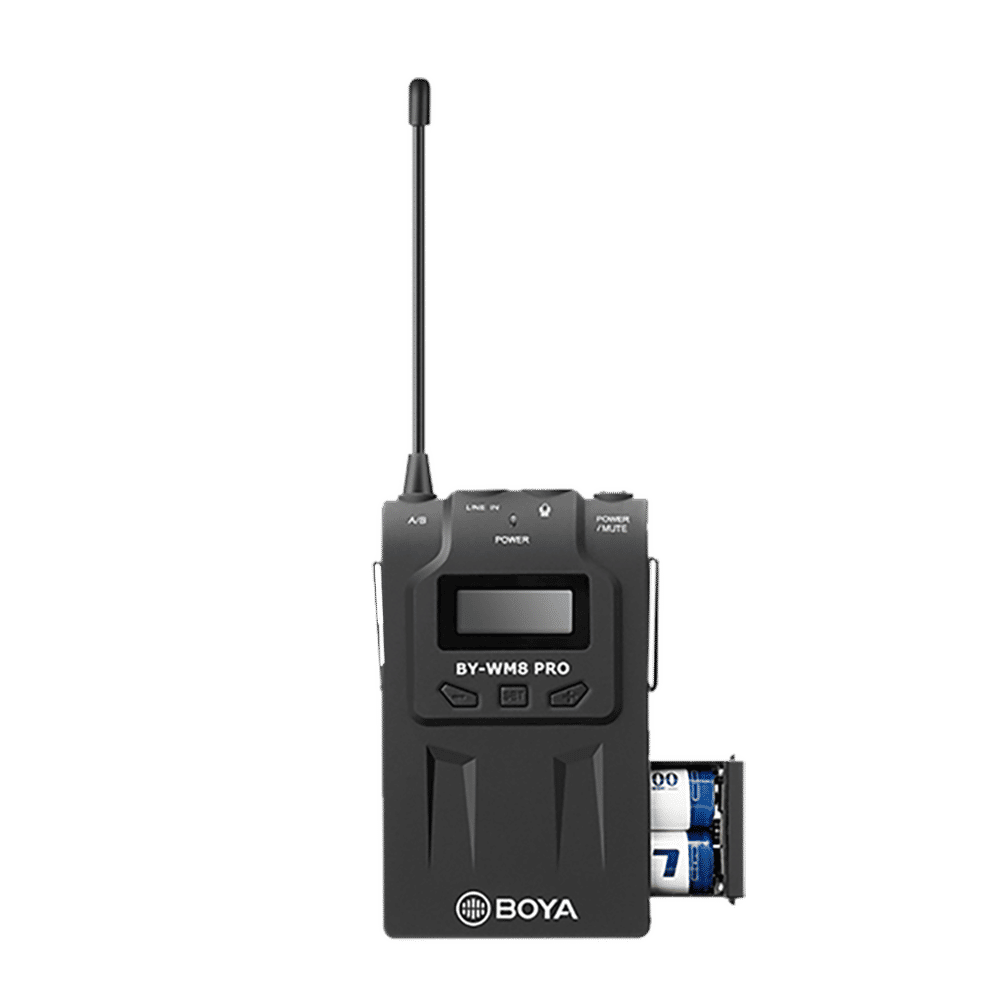 Boya 3.5 Jack Wireless Microphone with Automatic LCD Lock Function (Black)_13