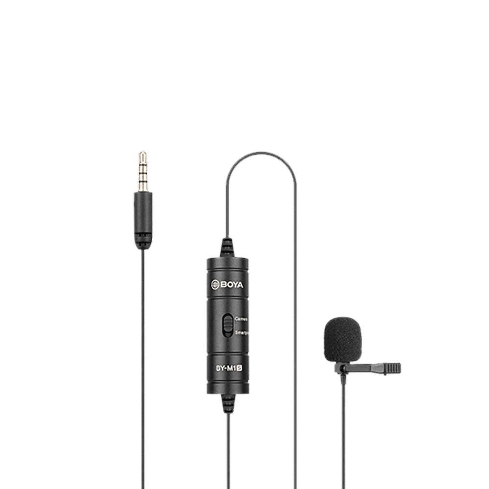 Boya Universal 3.5 Jack Wired Microphone with Low Handling Noise (Black) Boya Universal 3.5 Jack Wired Microphone with Low Handling Noise (Black)_12