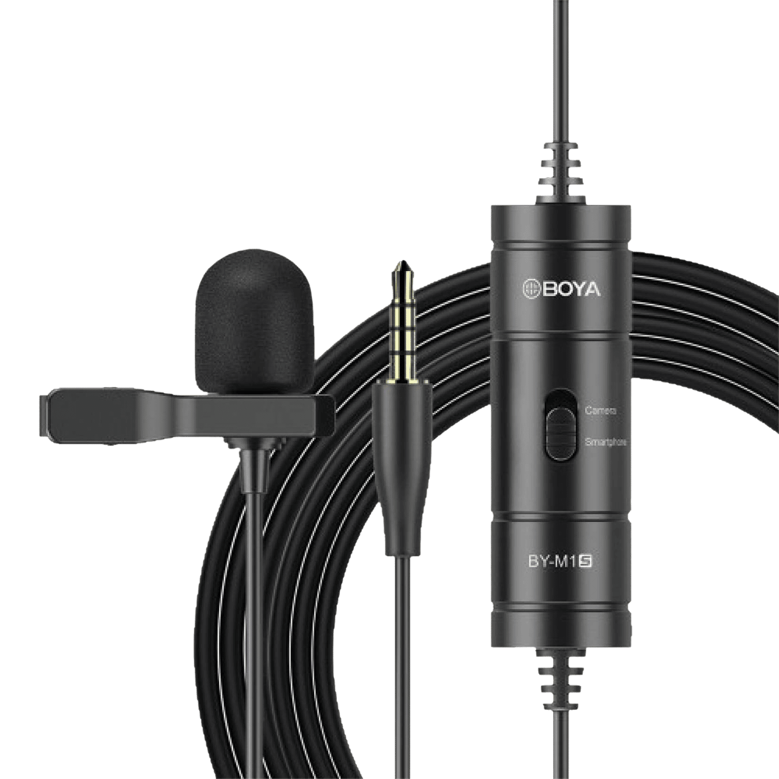 Boya Universal 3.5 Jack Wired Microphone with Low Handling Noise (Black) Boya Universal 3.5 Jack Wired Microphone with Low Handling Noise (Black)_16
