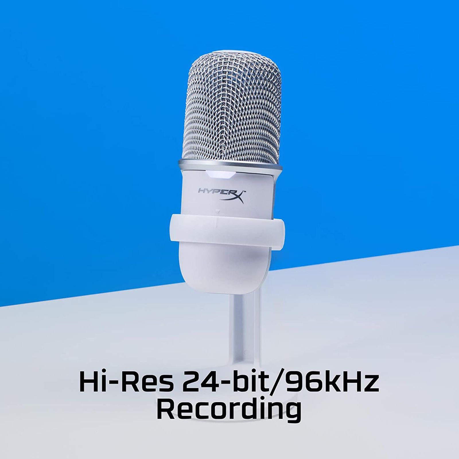 HyperX SoloCast Type C Wired Microphone with Tap-to-Mute Sensor (White) HyperX SoloCast Type C Wired Microphone with Tap-to-Mute Sensor (White)_11