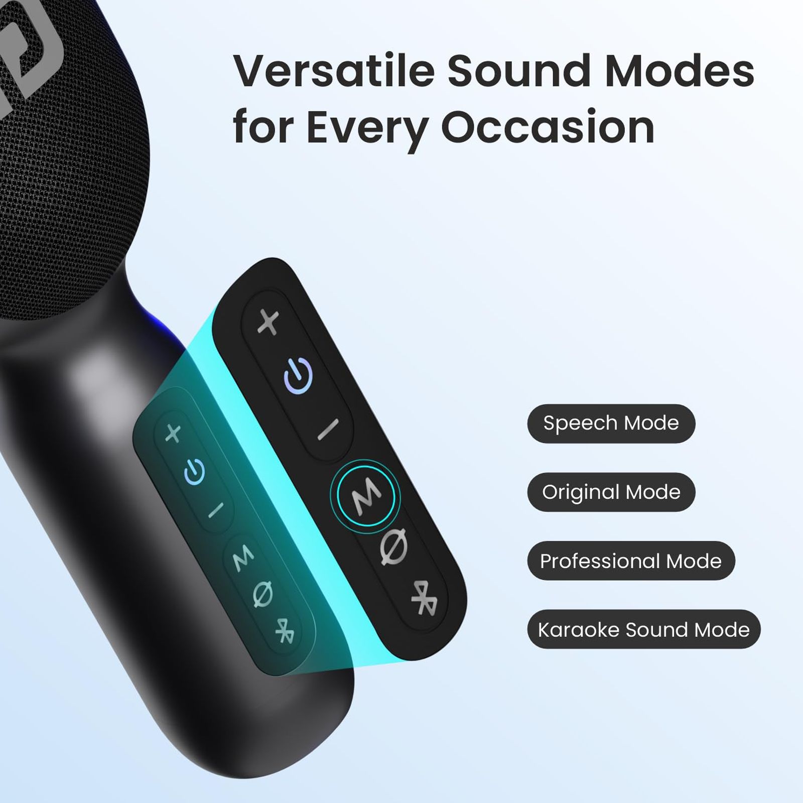 PORTRONICS Dash 2 Type C and 3.5 Jack Wireless Microphone with Speaker (Grey) PORTRONICS Dash 2 Type C and 3.5 Jack Wireless Microphone with Speaker (Grey)_3