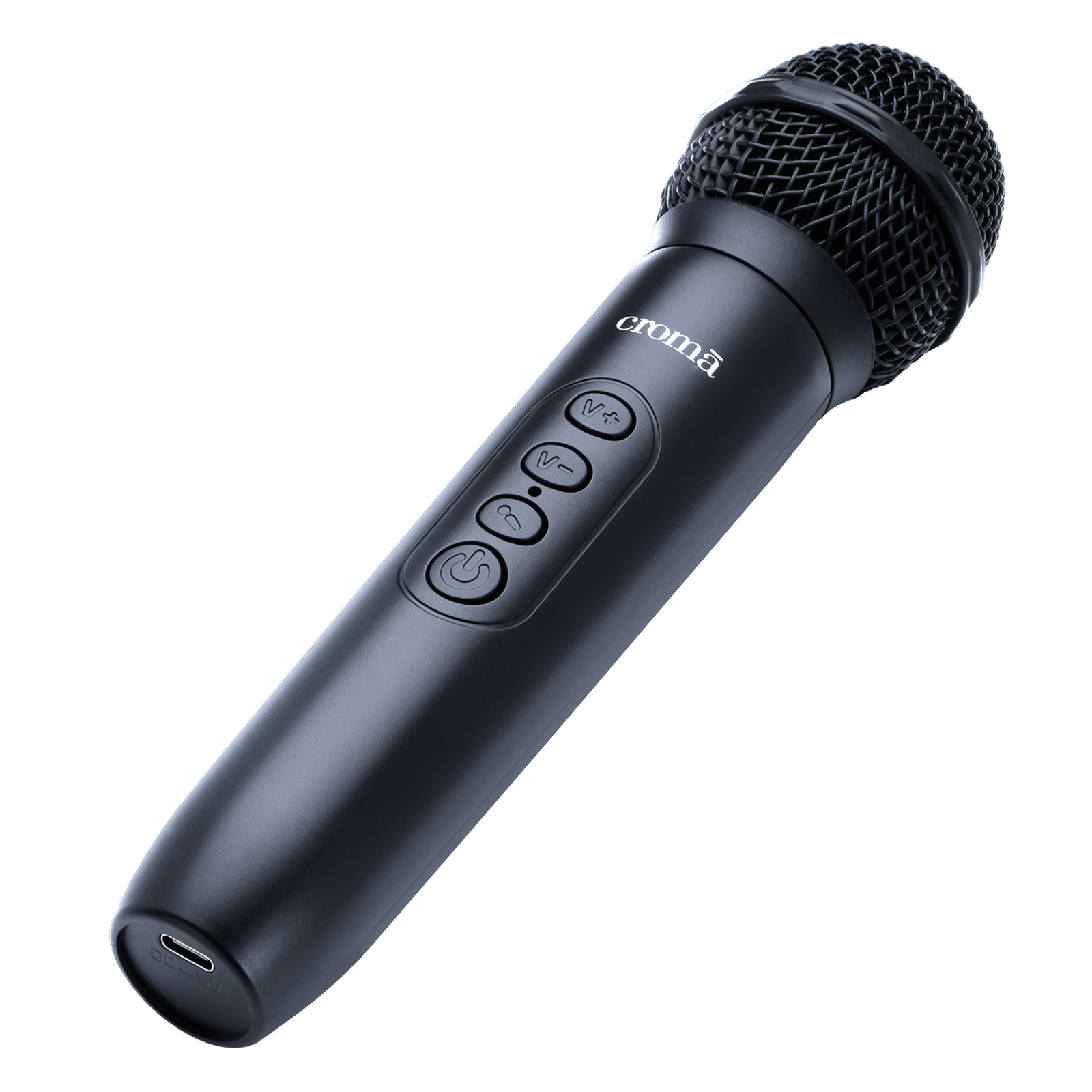 Croma Type C & 6.35mm Jack Wireless Microphone with 2.4GHz Transmission (Black) Croma Type C & 6.35mm Jack Wireless Microphone with 2.4GHz Transmission (Black)_3