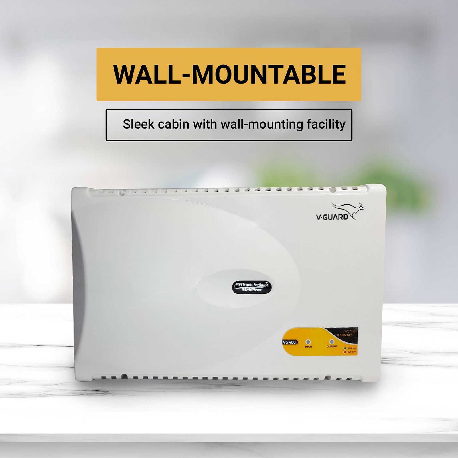 V-Guard 12 Amps Voltage Stabilizer For 1.5T Air Conditioner (170 - 270 V, Smart Digital Display, VG 400, Grey)_4