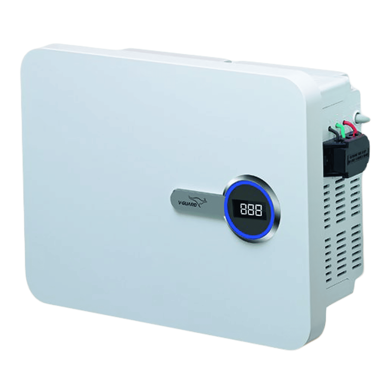 V-Guard 12 Amps Voltage Stabilizer For 1.5T Air Conditioner (130 - 280 V, Latest IC Technology, VWI 400, White) V-Guard 12 Amps Voltage Stabilizer For 1.5T Air Conditioner (130 - 280 V, Latest IC Technology, VWI 400, White)_1