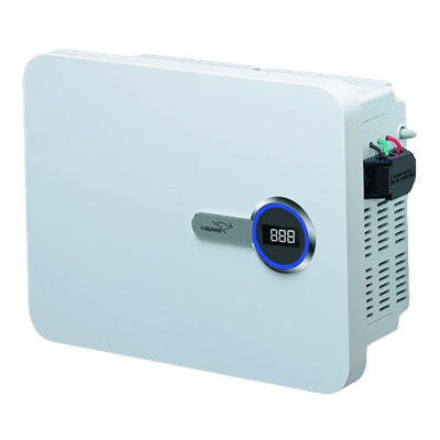 V-Guard 12 Amps Voltage Stabilizer For 1.5T Air Conditioner (130 - 280 V, Latest IC Technology, VWI 400, White)
